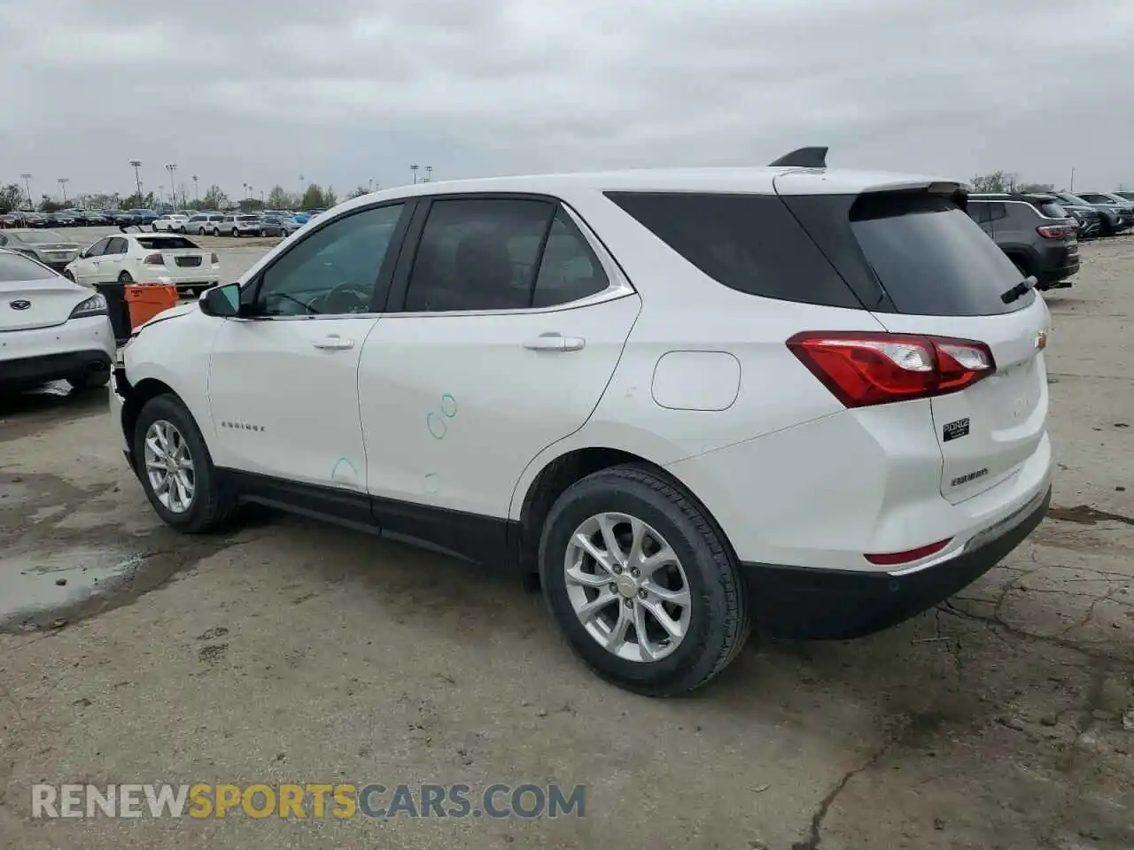 2 Photograph of a damaged car 3GNAXKEV7MS124482 CHEVROLET EQUINOX 2021