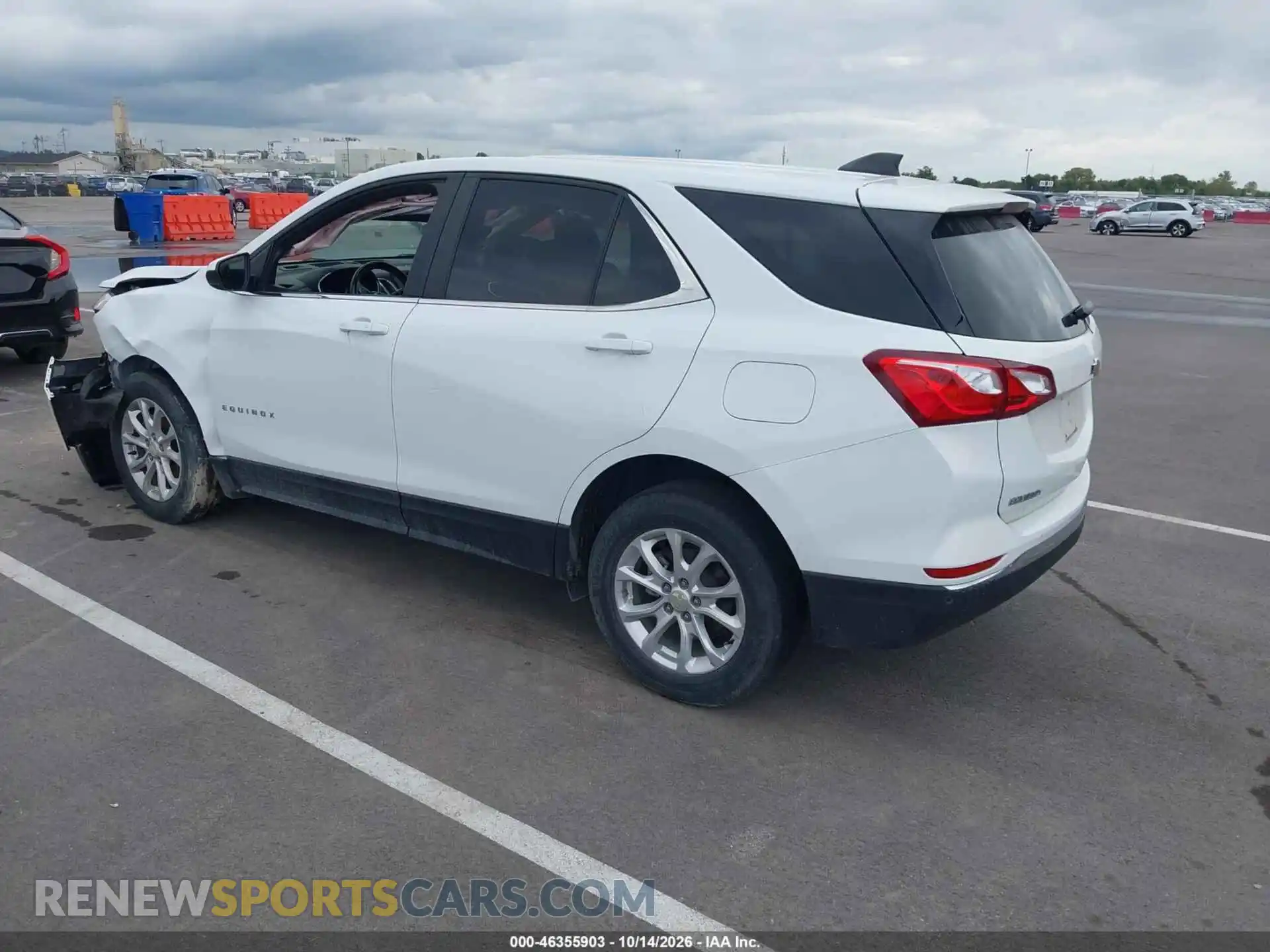 3 fotografías del automóvil dañado 3GNAXKEV7MS154971 CHEVROLET EQUINOX 2021