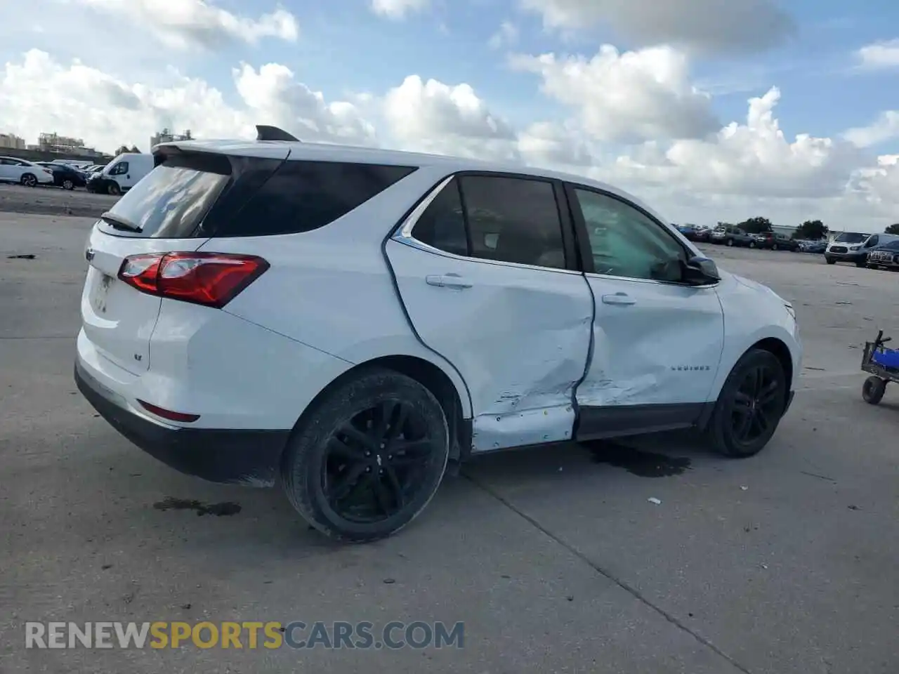 3 Photograph of a damaged car 3GNAXKEV8ML323129 CHEVROLET EQUINOX 2021