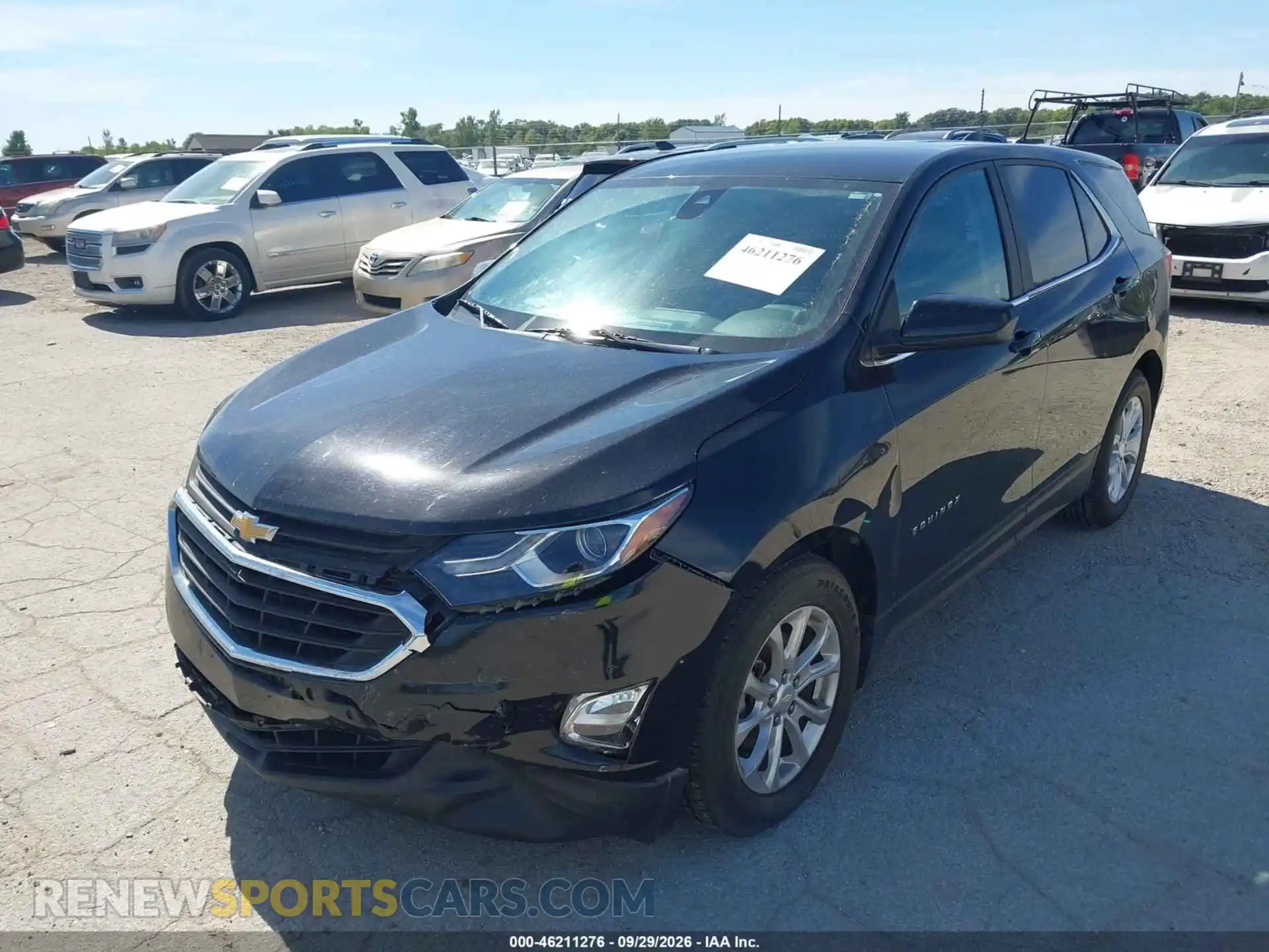 2 Фотография поврежденного автомобиля 3GNAXKEV8ML347432 CHEVROLET EQUINOX 2021