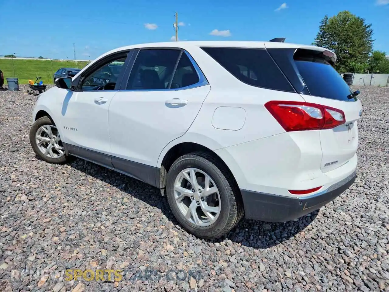 2 fotografías del automóvil dañado 3GNAXKEV8ML349746 CHEVROLET EQUINOX 2021