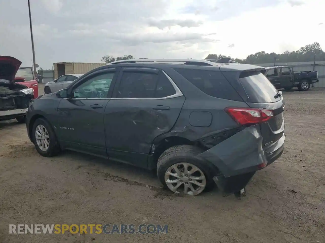 2 Photograph of a damaged car 3GNAXKEV8ML351772 CHEVROLET EQUINOX 2021