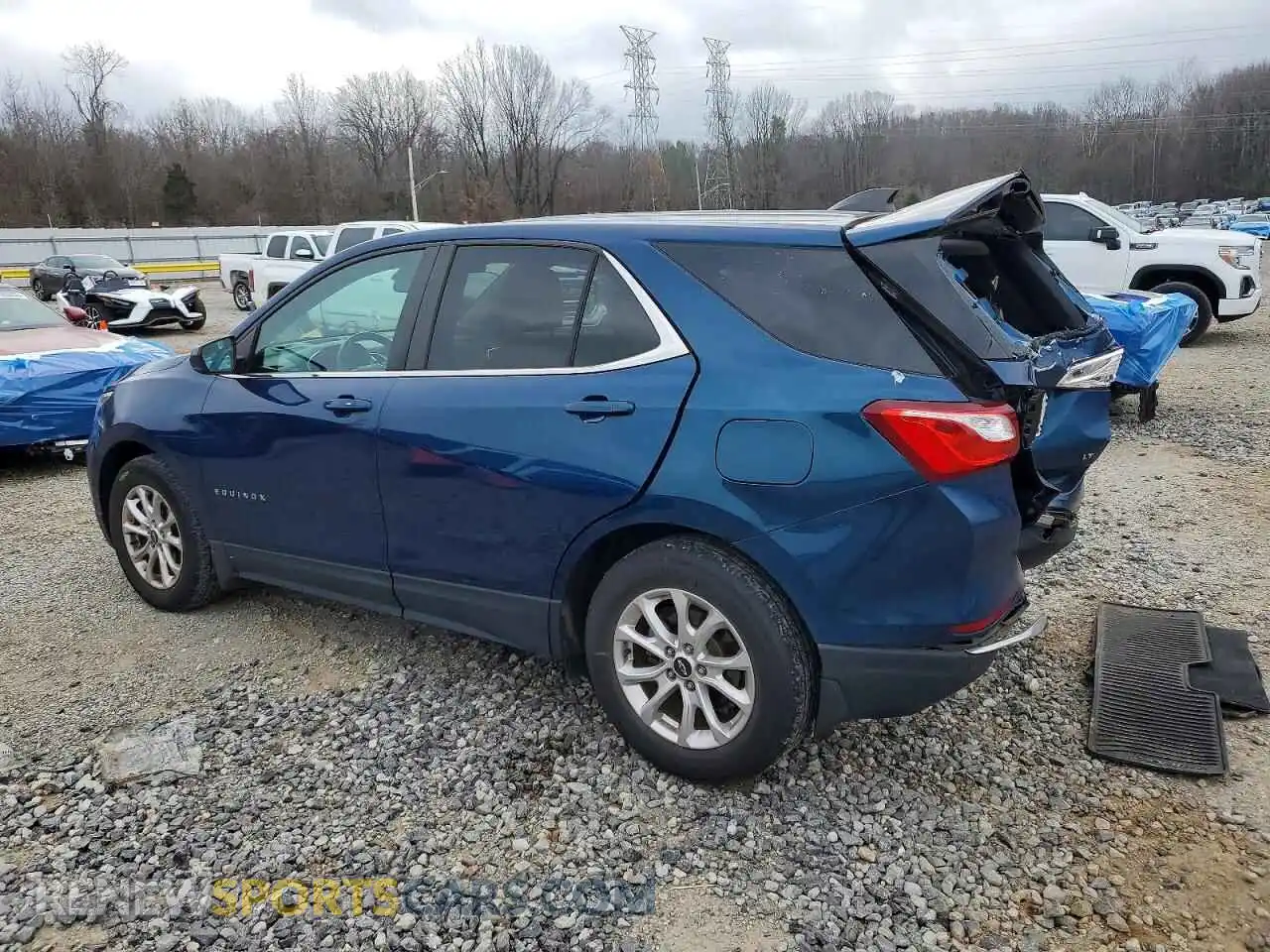 2 Photograph of a damaged car 3GNAXKEVXML306087 CHEVROLET EQUINOX 2021