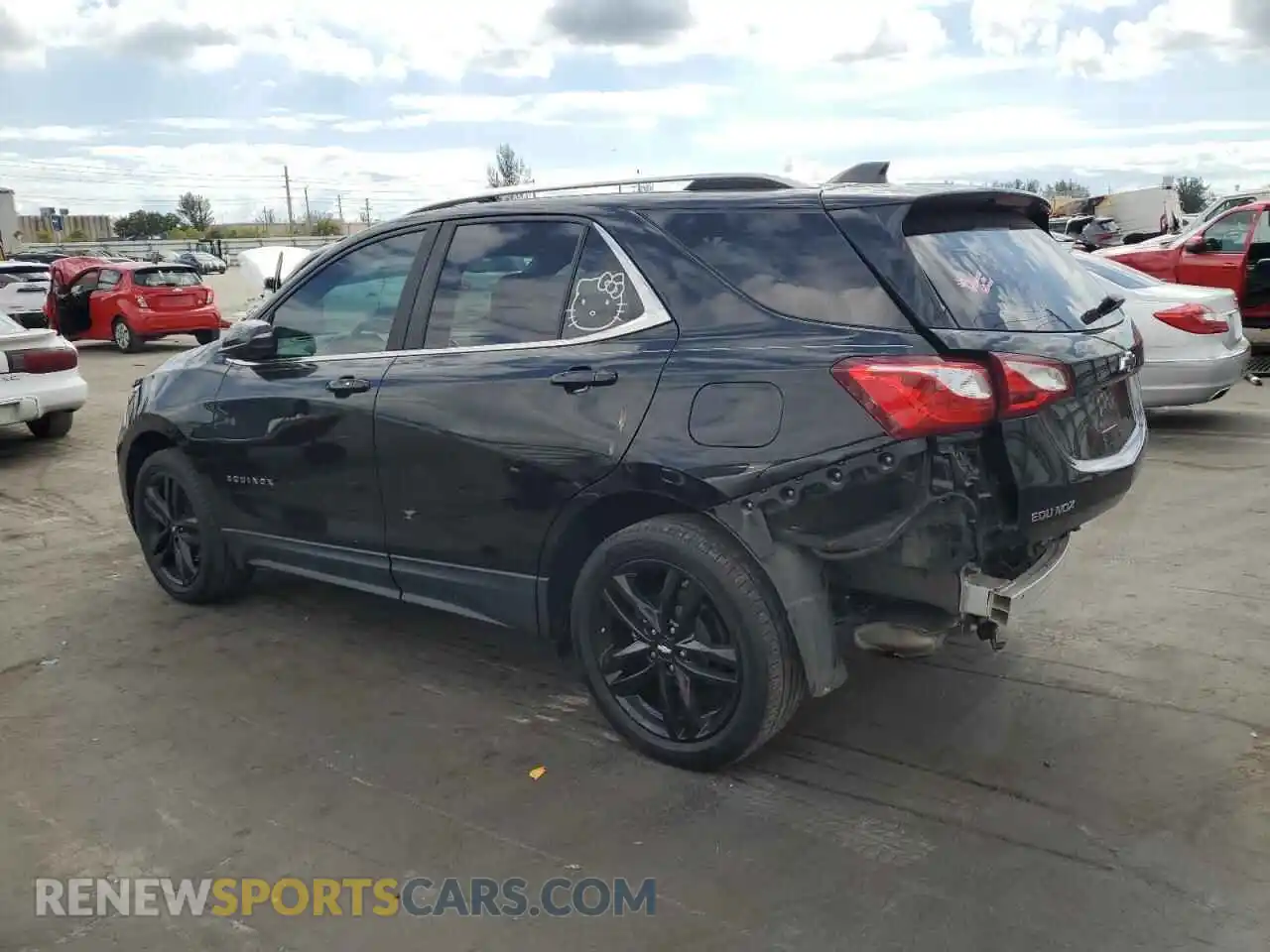 2 Photograph of a damaged car 3GNAXKEVXML362479 CHEVROLET EQUINOX 2021
