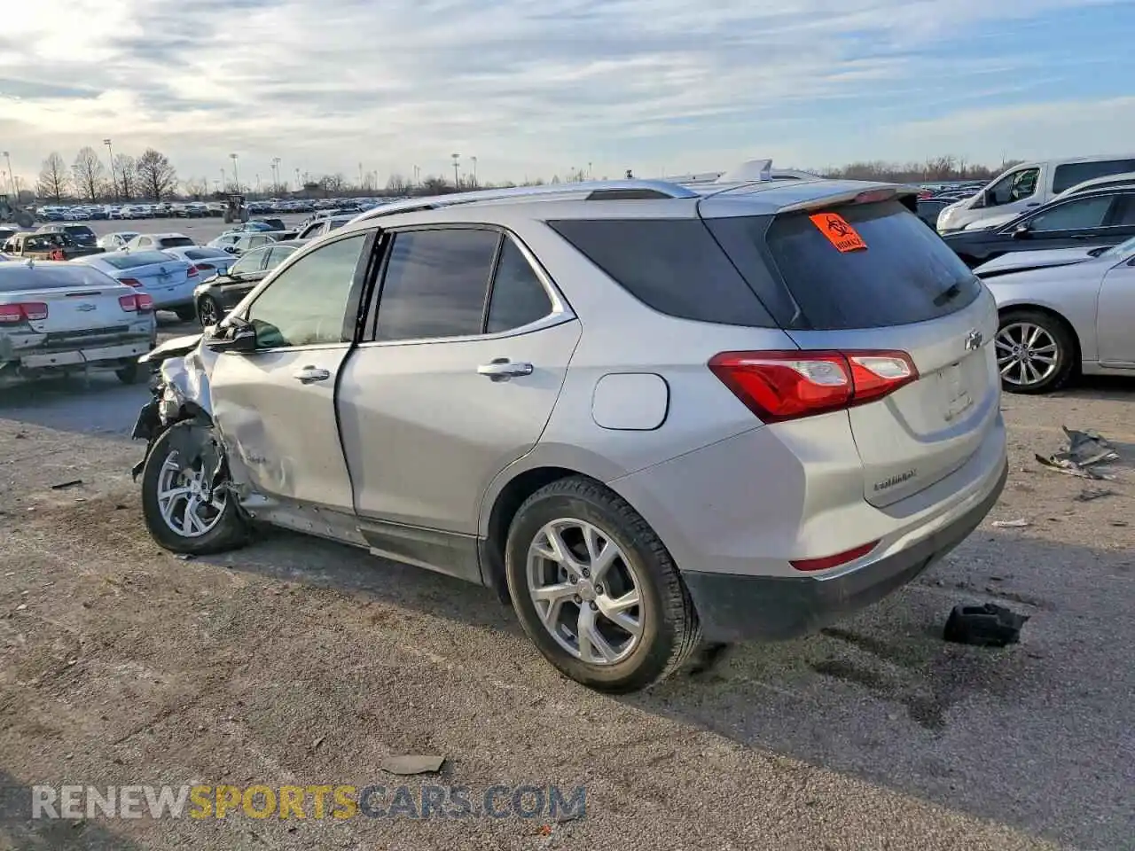 2 Photograph of a damaged car 3GNAXNEV1MS113544 CHEVROLET EQUINOX 2021