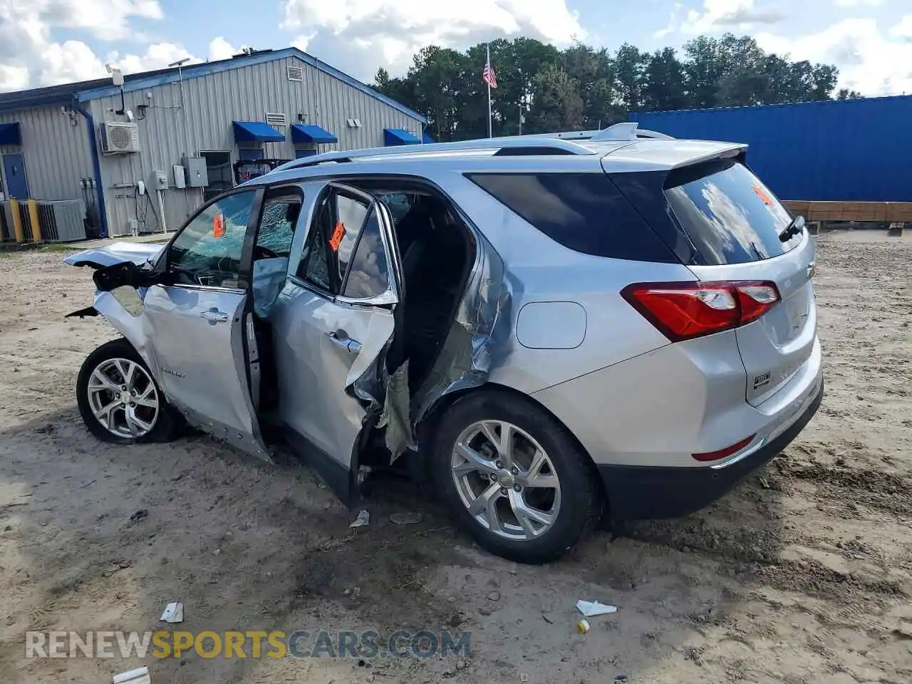 2 Photograph of a damaged car 3GNAXNEV1MS163523 CHEVROLET EQUINOX 2021