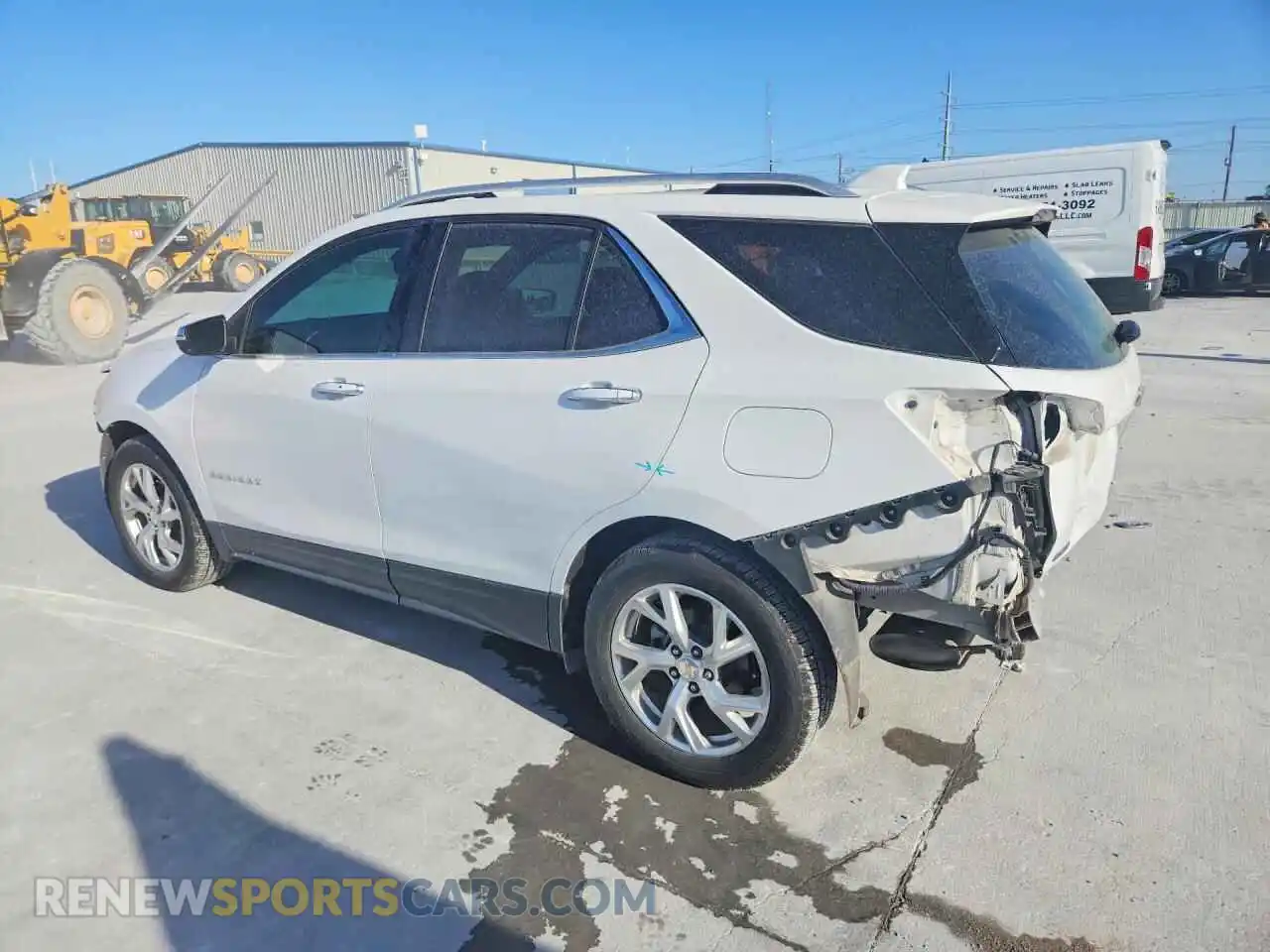 2 fotografías del automóvil dañado 3GNAXNEV2MS146763 CHEVROLET EQUINOX 2021