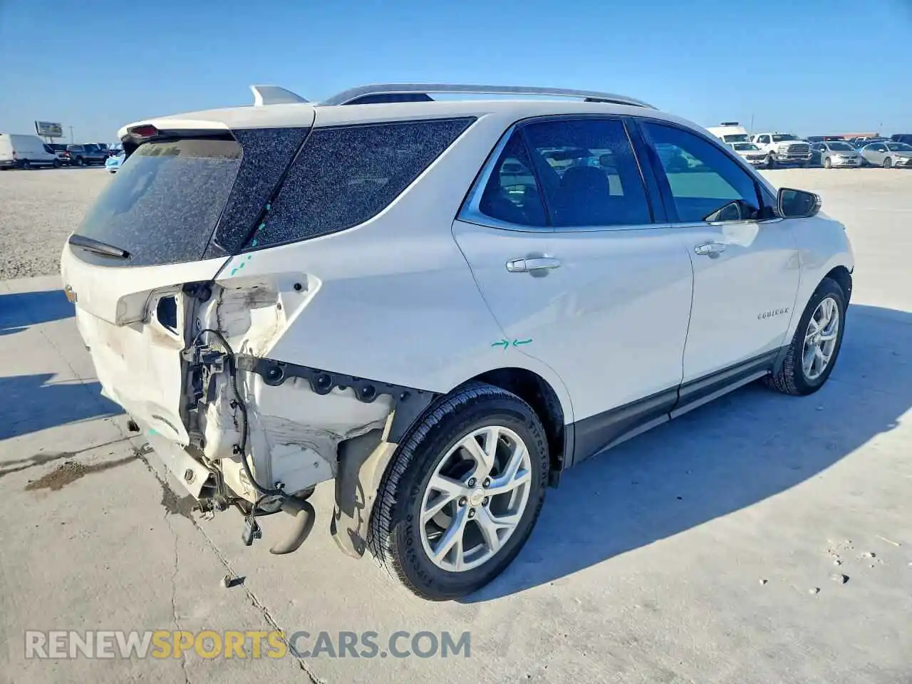 3 fotografías del automóvil dañado 3GNAXNEV2MS146763 CHEVROLET EQUINOX 2021