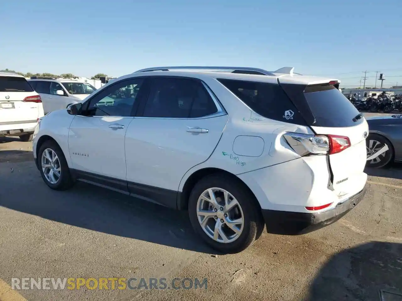 2 Photograph of a damaged car 3GNAXNEV5MS152623 CHEVROLET EQUINOX 2021