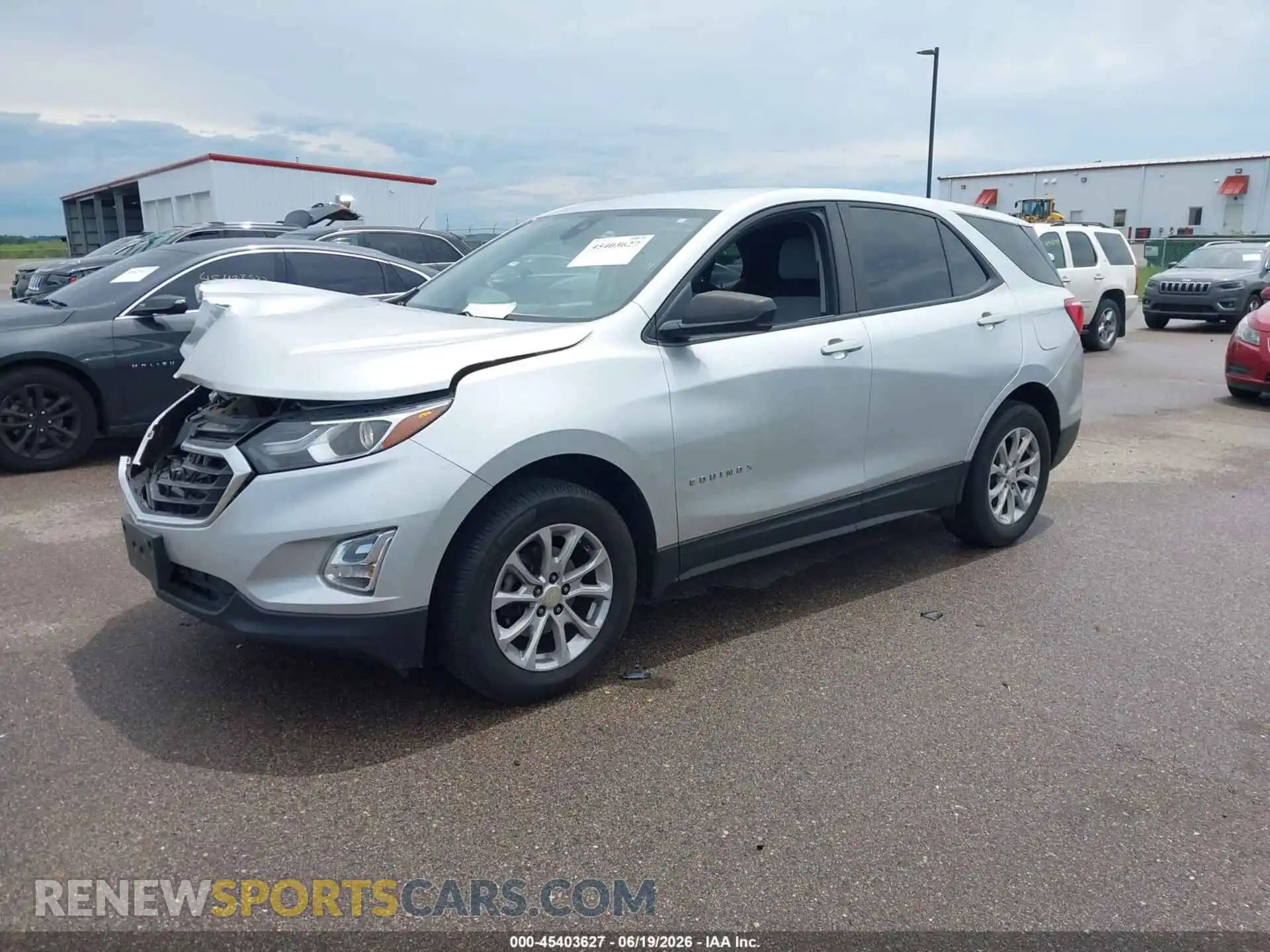 2 Photograph of a damaged car 3GNAXSEV0MS156738 CHEVROLET EQUINOX 2021