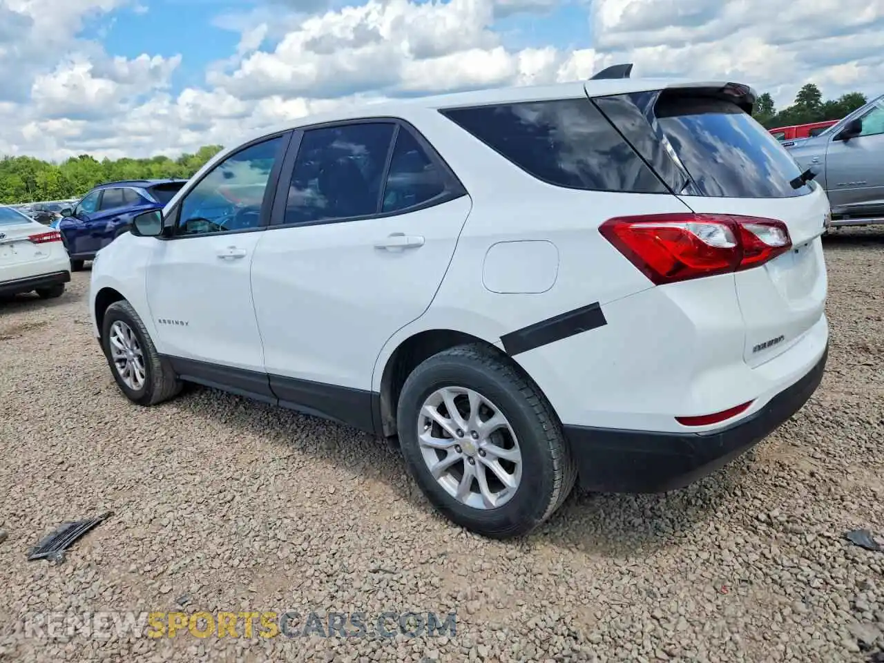 2 Фотография поврежденного автомобиля 3GNAXSEV0MS166797 CHEVROLET EQUINOX 2021
