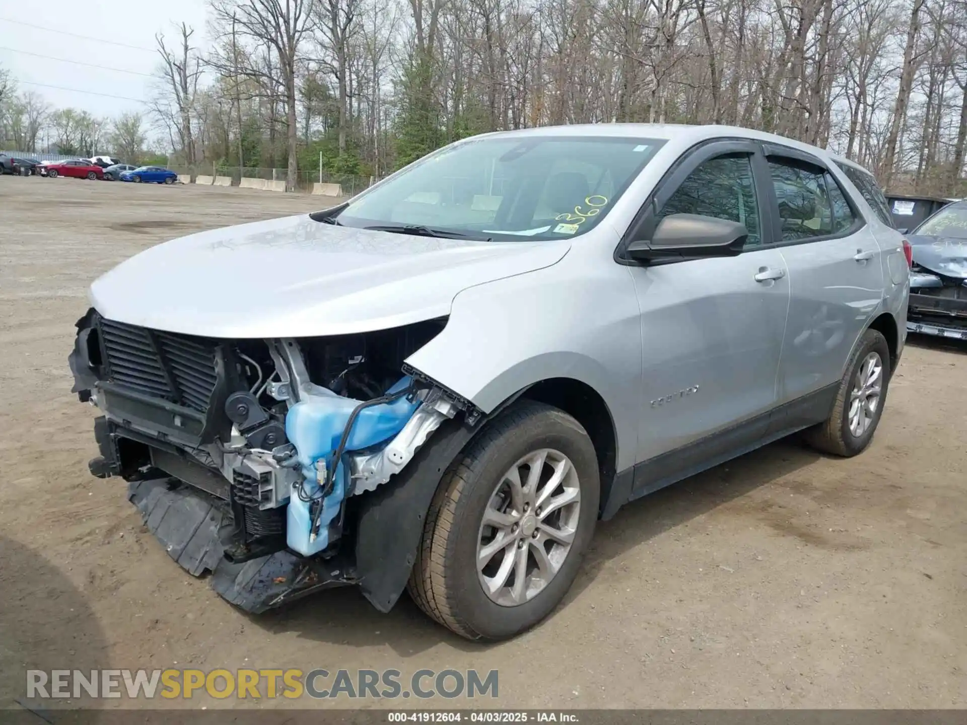 2 Photograph of a damaged car 3GNAXSEV1MS117639 CHEVROLET EQUINOX 2021