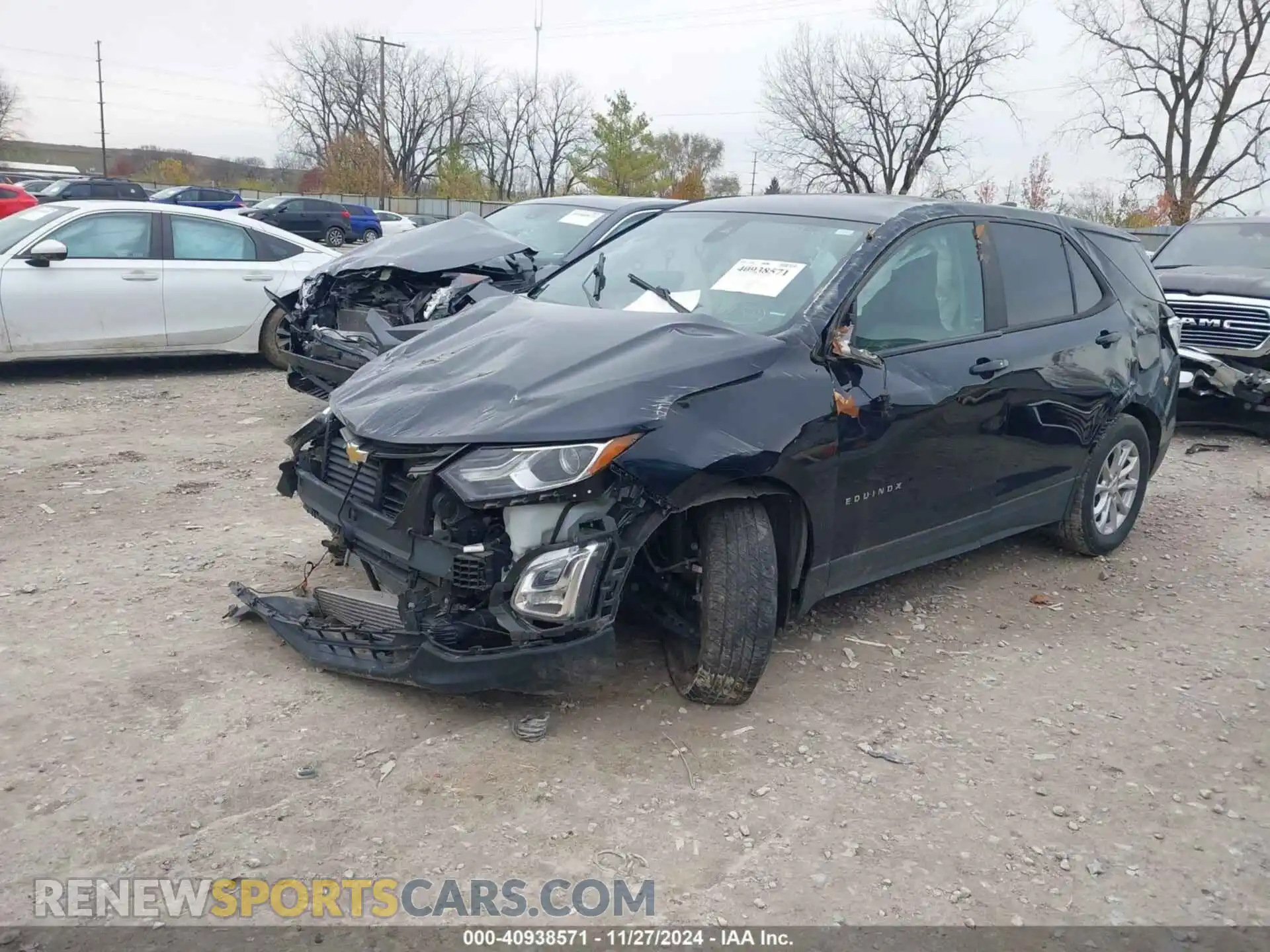 2 Photograph of a damaged car 3GNAXSEV2MS103104 CHEVROLET EQUINOX 2021