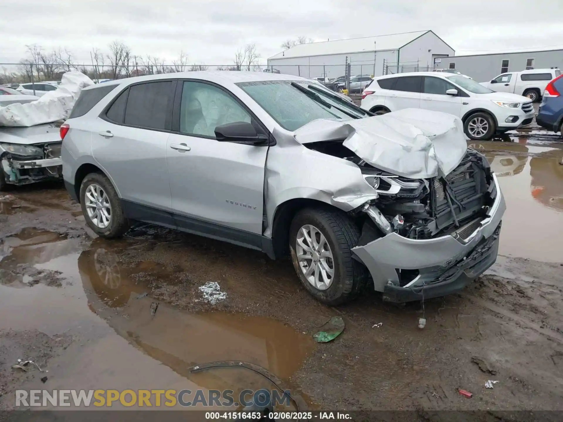1 Photograph of a damaged car 3GNAXSEV2MS140184 CHEVROLET EQUINOX 2021