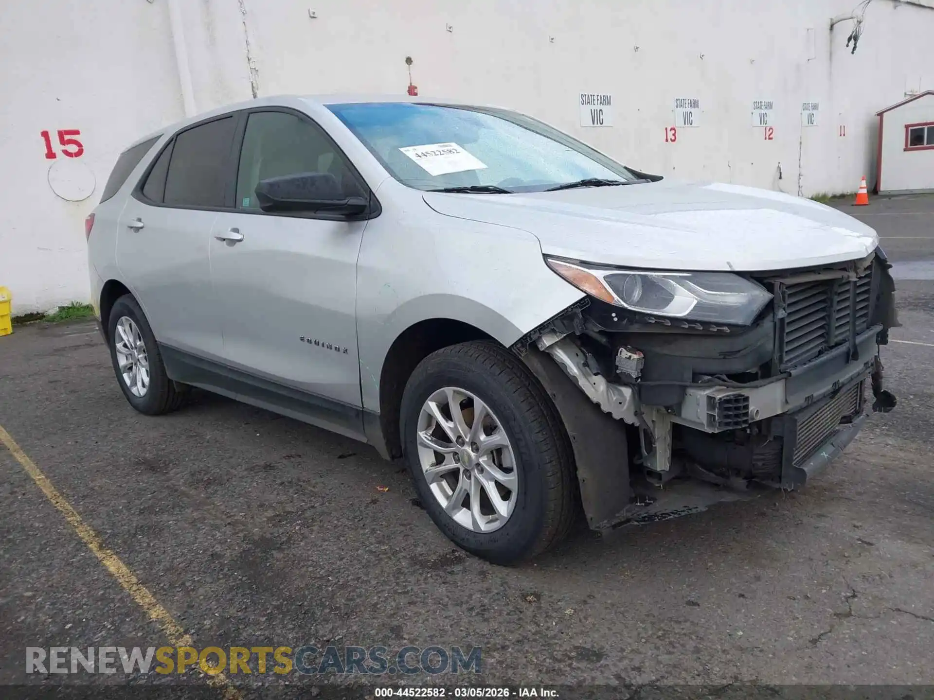 1 Photograph of a damaged car 3GNAXSEV2MS168468 CHEVROLET EQUINOX 2021