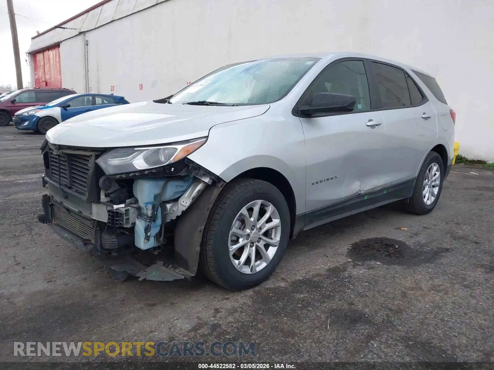 2 Photograph of a damaged car 3GNAXSEV2MS168468 CHEVROLET EQUINOX 2021