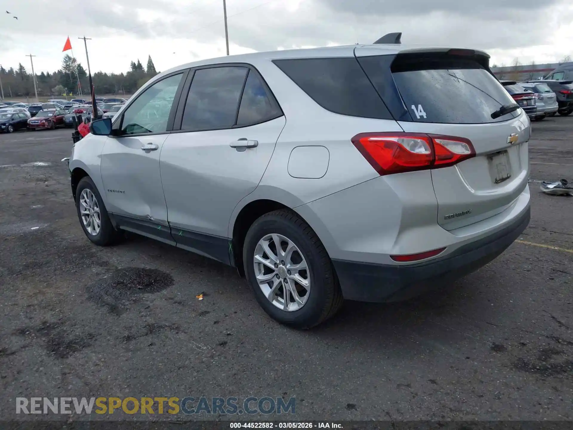 3 Photograph of a damaged car 3GNAXSEV2MS168468 CHEVROLET EQUINOX 2021