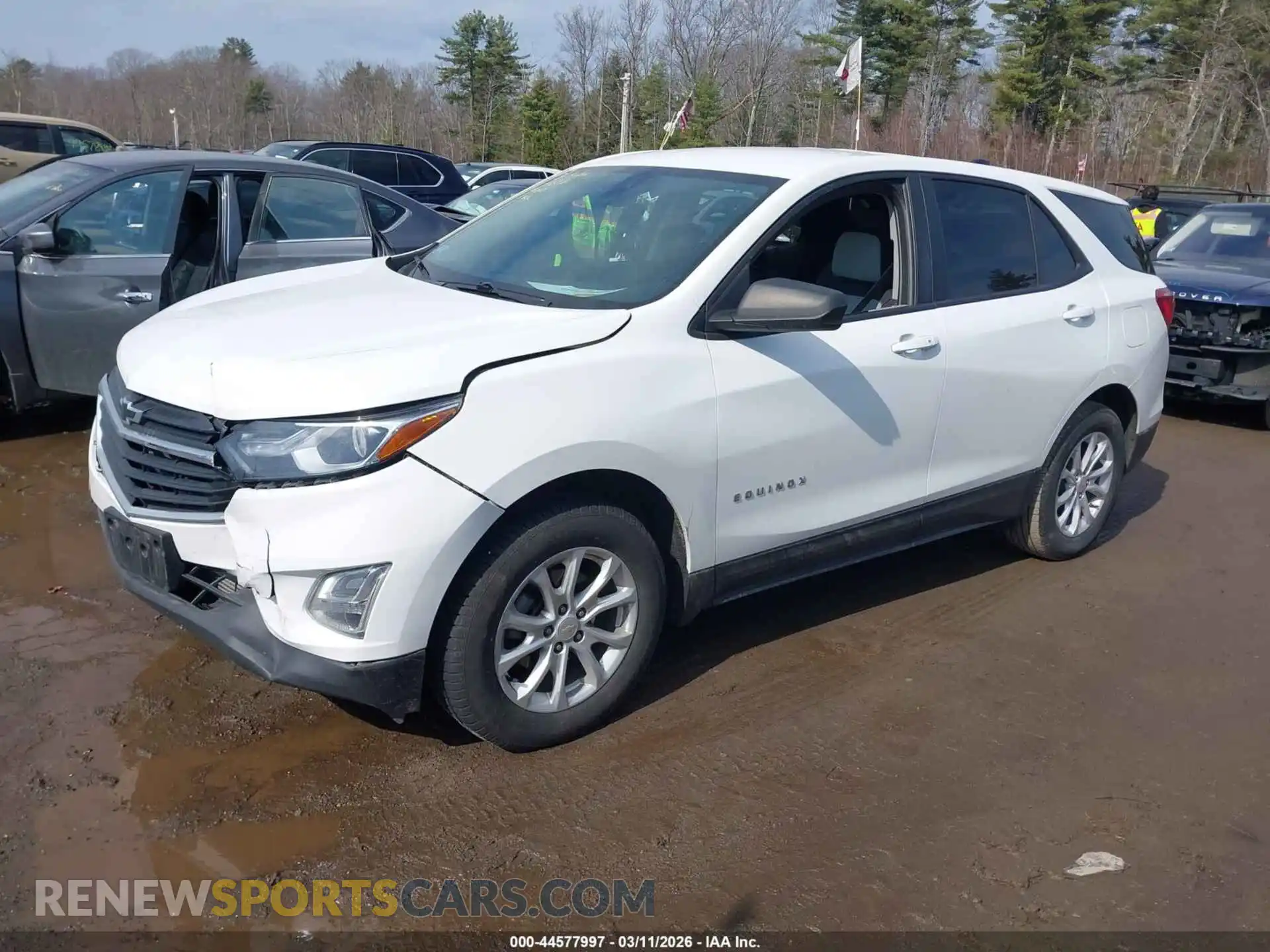 2 Photograph of a damaged car 3GNAXSEV2MS169460 CHEVROLET EQUINOX 2021