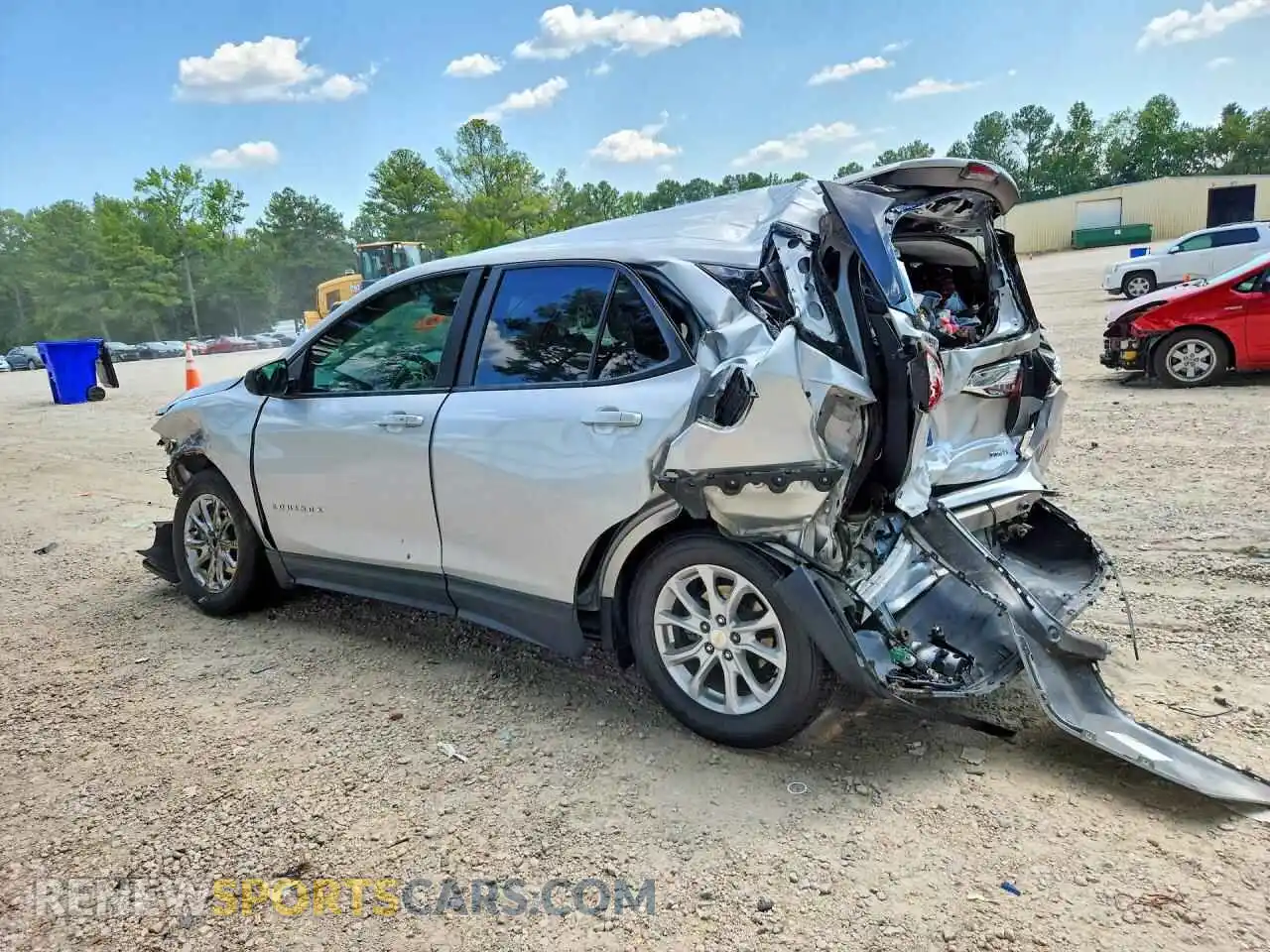 2 Photograph of a damaged car 3GNAXSEV6MS145906 CHEVROLET EQUINOX 2021