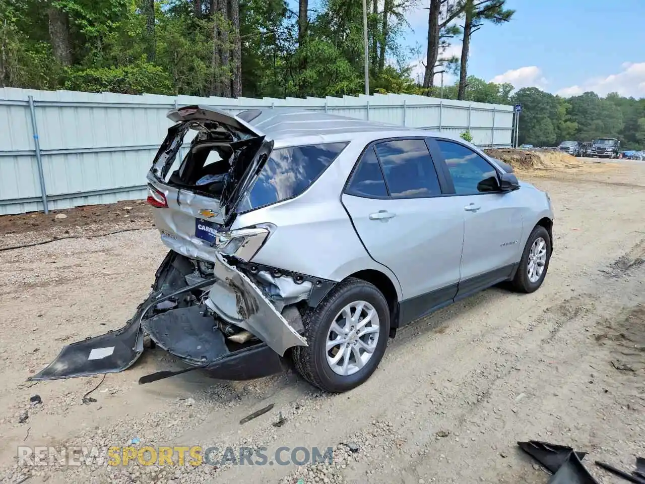 3 Photograph of a damaged car 3GNAXSEV6MS145906 CHEVROLET EQUINOX 2021