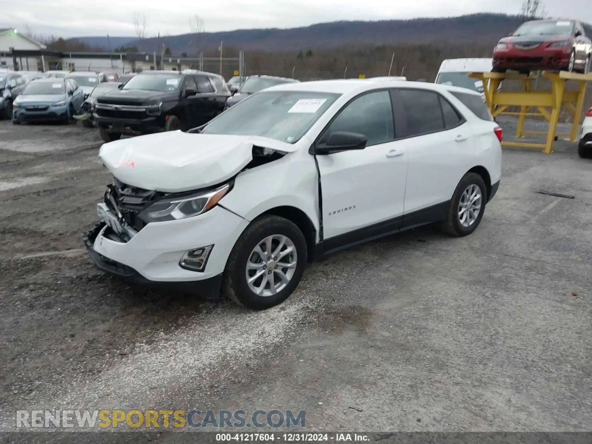 2 Photograph of a damaged car 3GNAXSEV9MS154261 CHEVROLET EQUINOX 2021