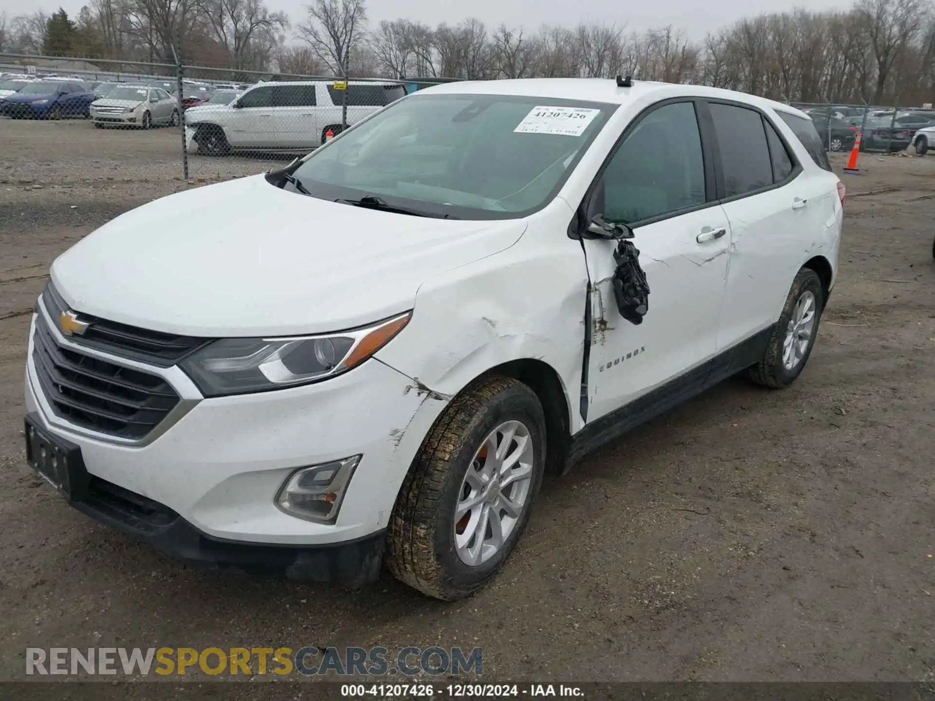 2 Photograph of a damaged car 3GNAXSEVXMS112858 CHEVROLET EQUINOX 2021