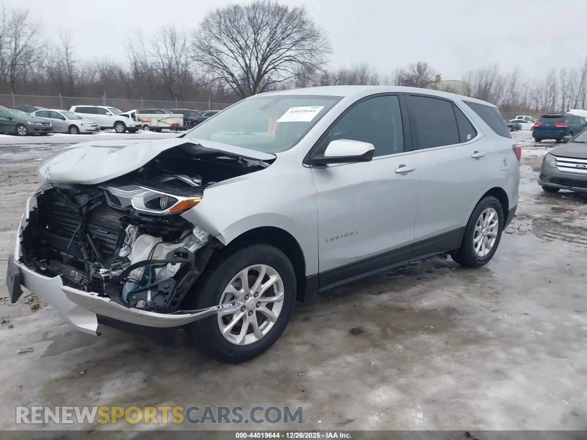 2 Photograph of a damaged car 3GNAXTEV2ML387656 CHEVROLET EQUINOX 2021
