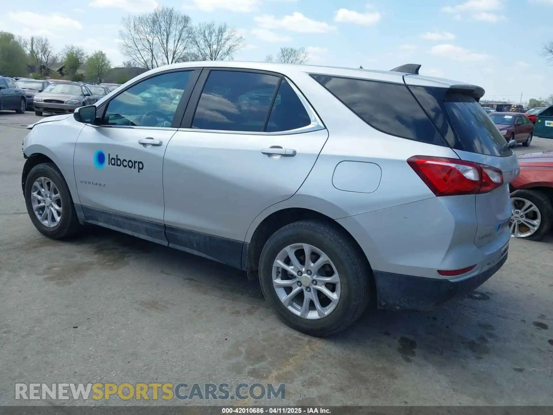 3 Photograph of a damaged car 3GNAXTEV3MS160871 CHEVROLET EQUINOX 2021