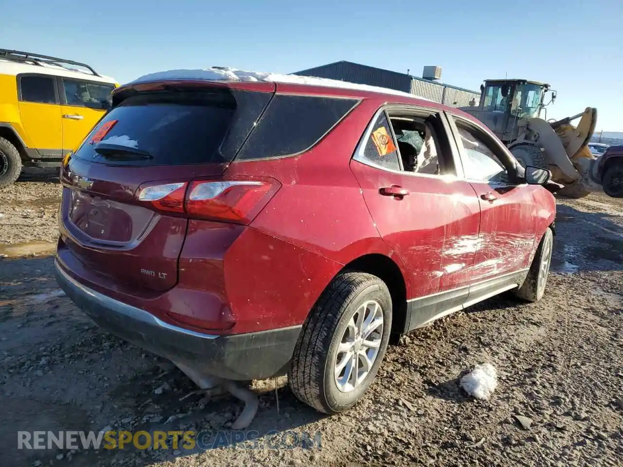 3 Photograph of a damaged car 3GNAXUEV0ML318681 CHEVROLET EQUINOX 2021
