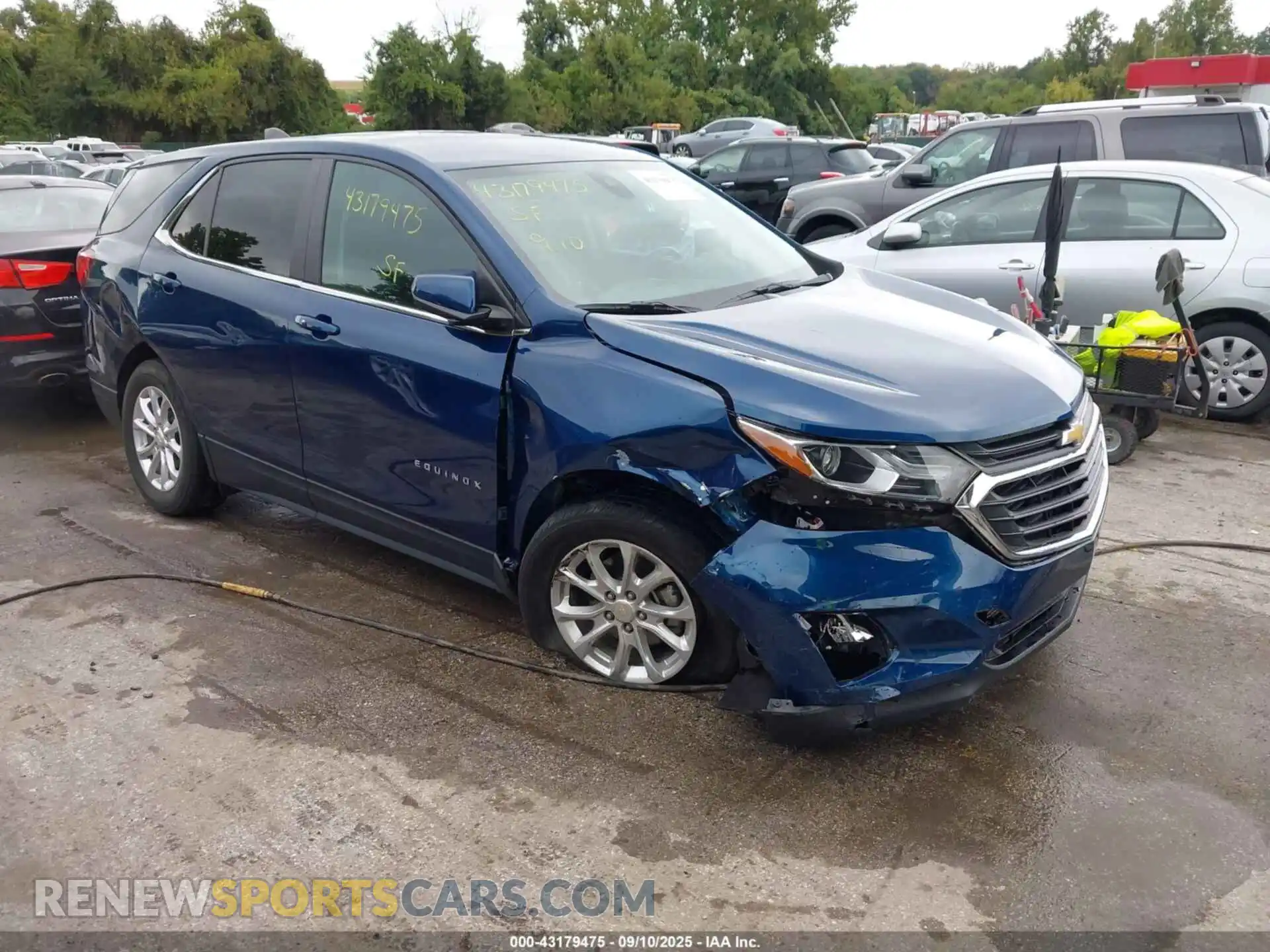 1 Photograph of a damaged car 3GNAXUEV0ML331978 CHEVROLET EQUINOX 2021