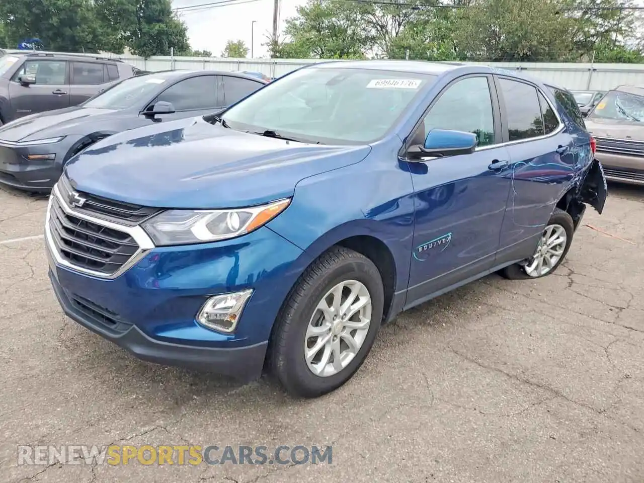 1 fotografías del automóvil dañado 3GNAXUEV0ML361644 CHEVROLET EQUINOX 2021