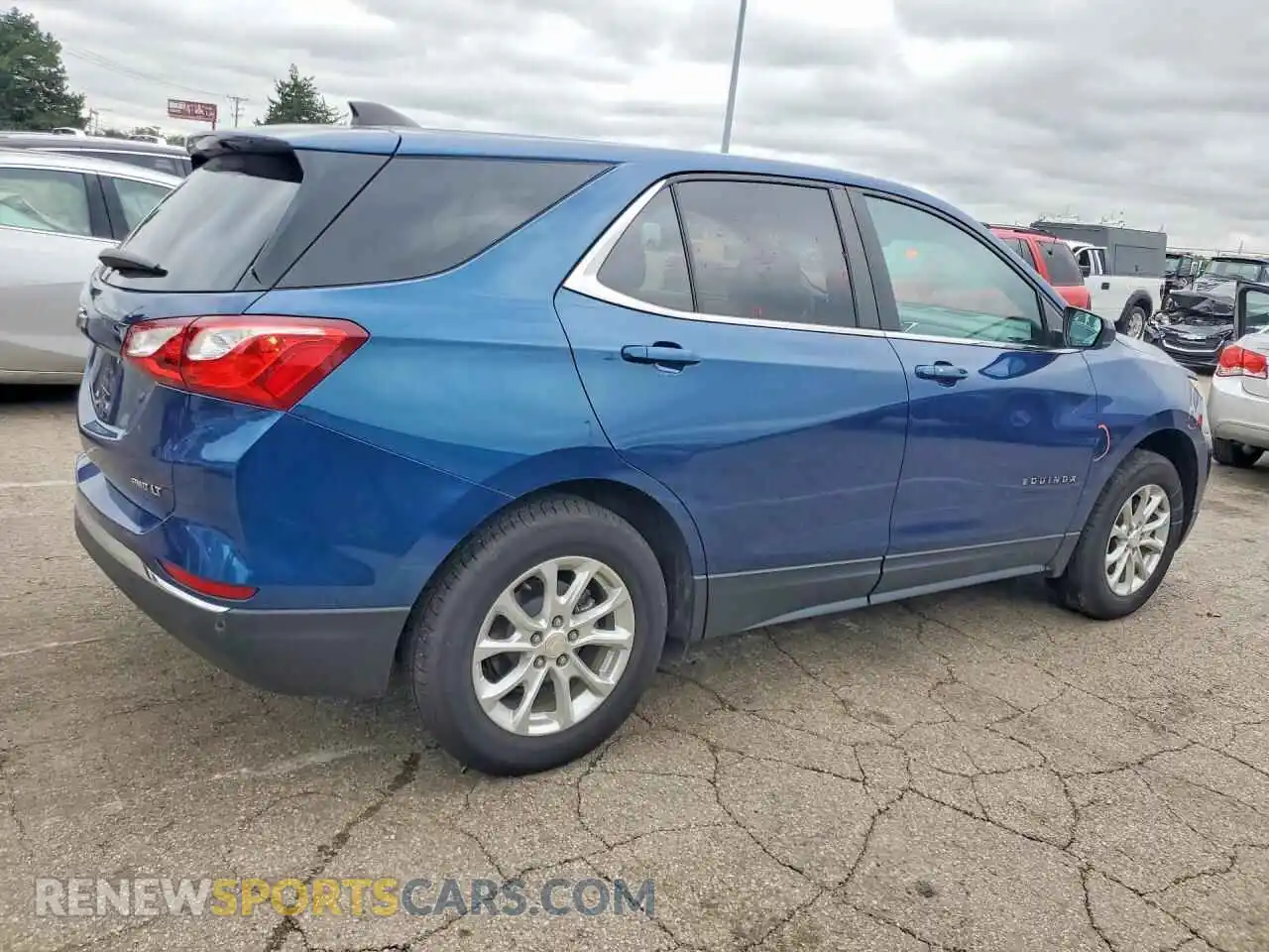 3 fotografías del automóvil dañado 3GNAXUEV0ML361644 CHEVROLET EQUINOX 2021