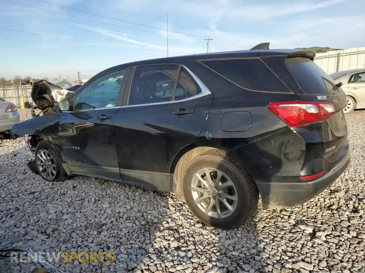 2 Photograph of a damaged car 3GNAXUEV0ML393266 CHEVROLET EQUINOX 2021