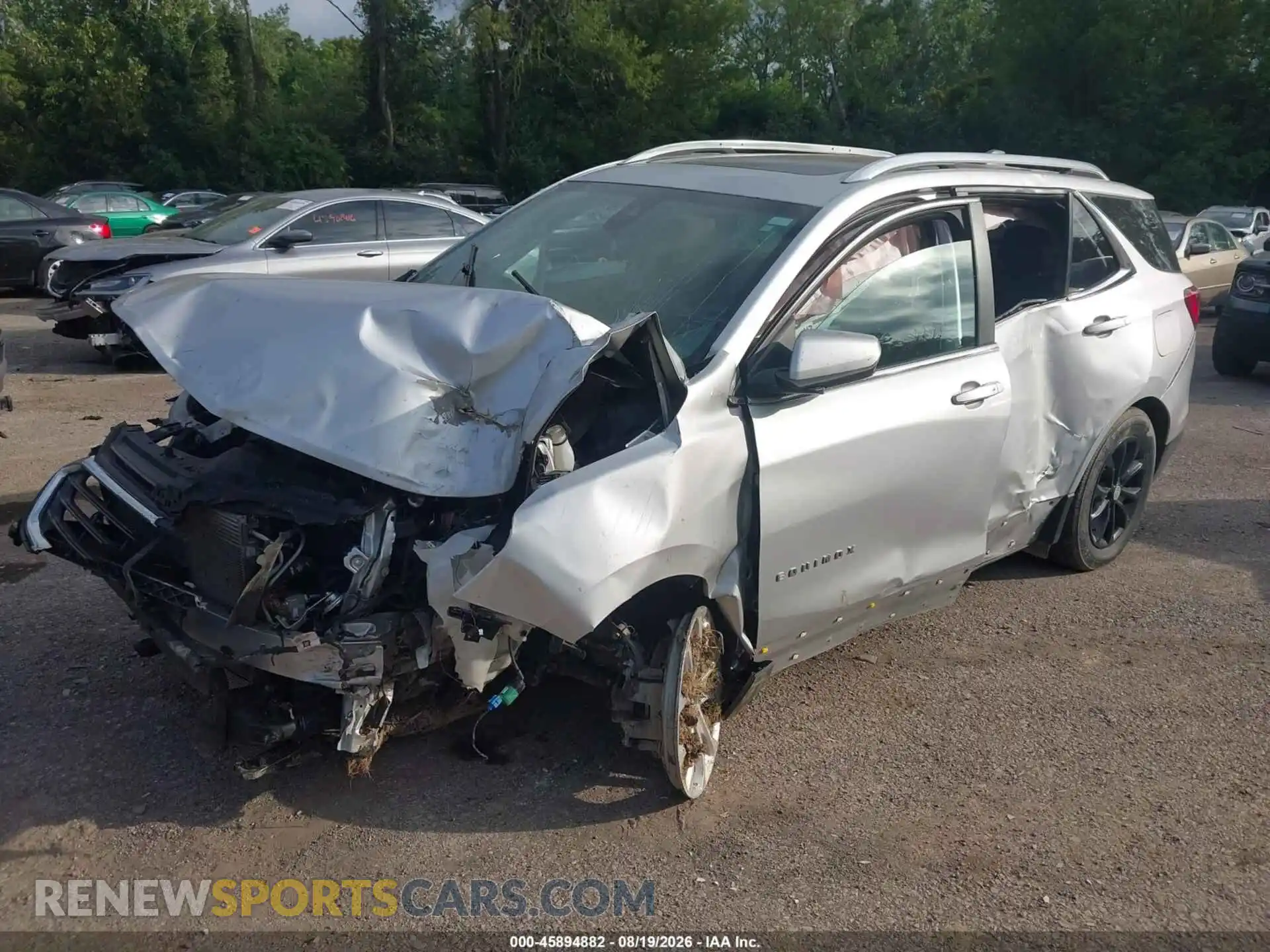 2 Фотография поврежденного автомобиля 3GNAXUEV1MS171602 CHEVROLET EQUINOX 2021