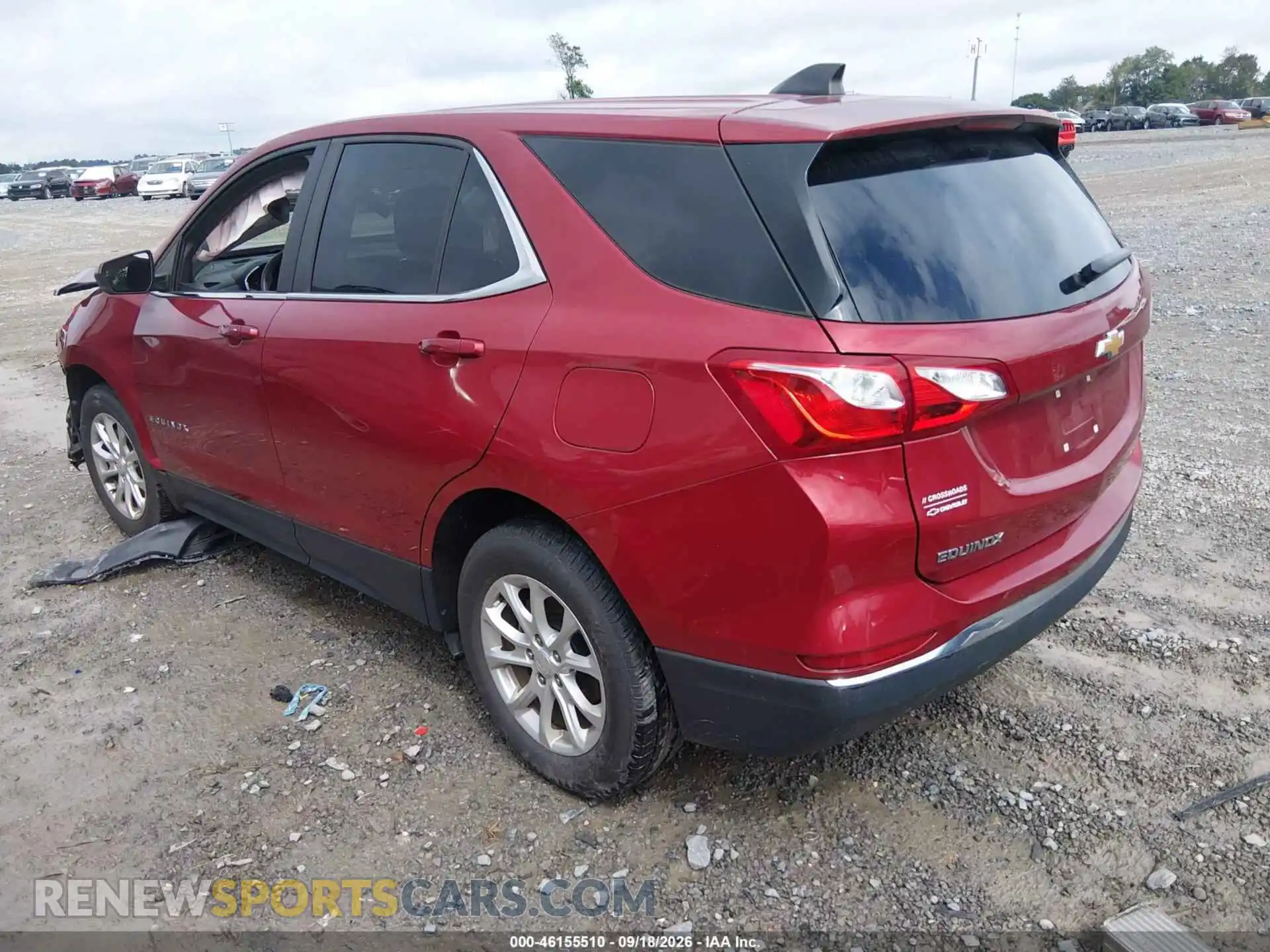 3 fotografías del automóvil dañado 3GNAXUEV2ML345218 CHEVROLET EQUINOX 2021