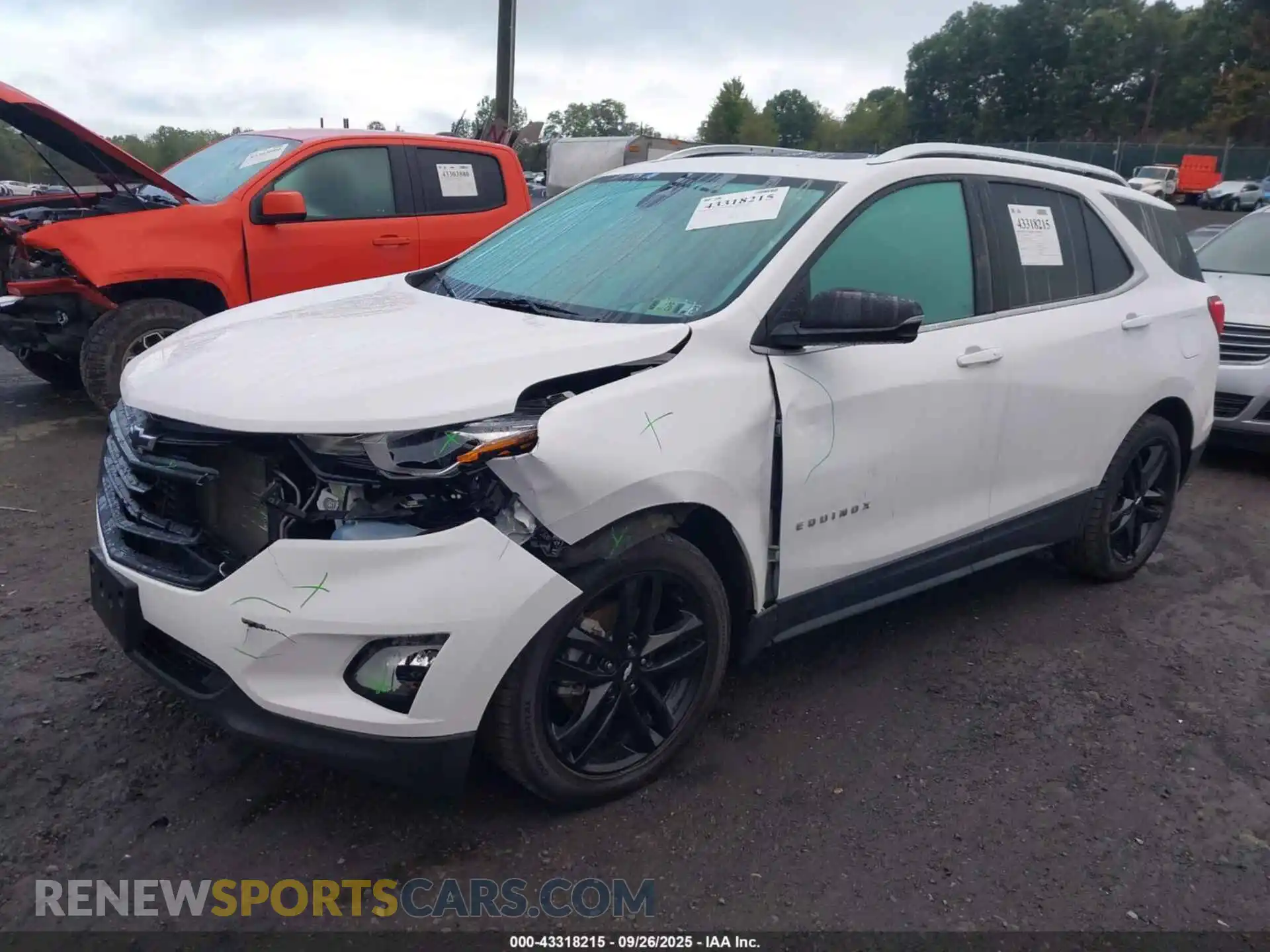 2 Фотография поврежденного автомобиля 3GNAXUEV2ML368546 CHEVROLET EQUINOX 2021