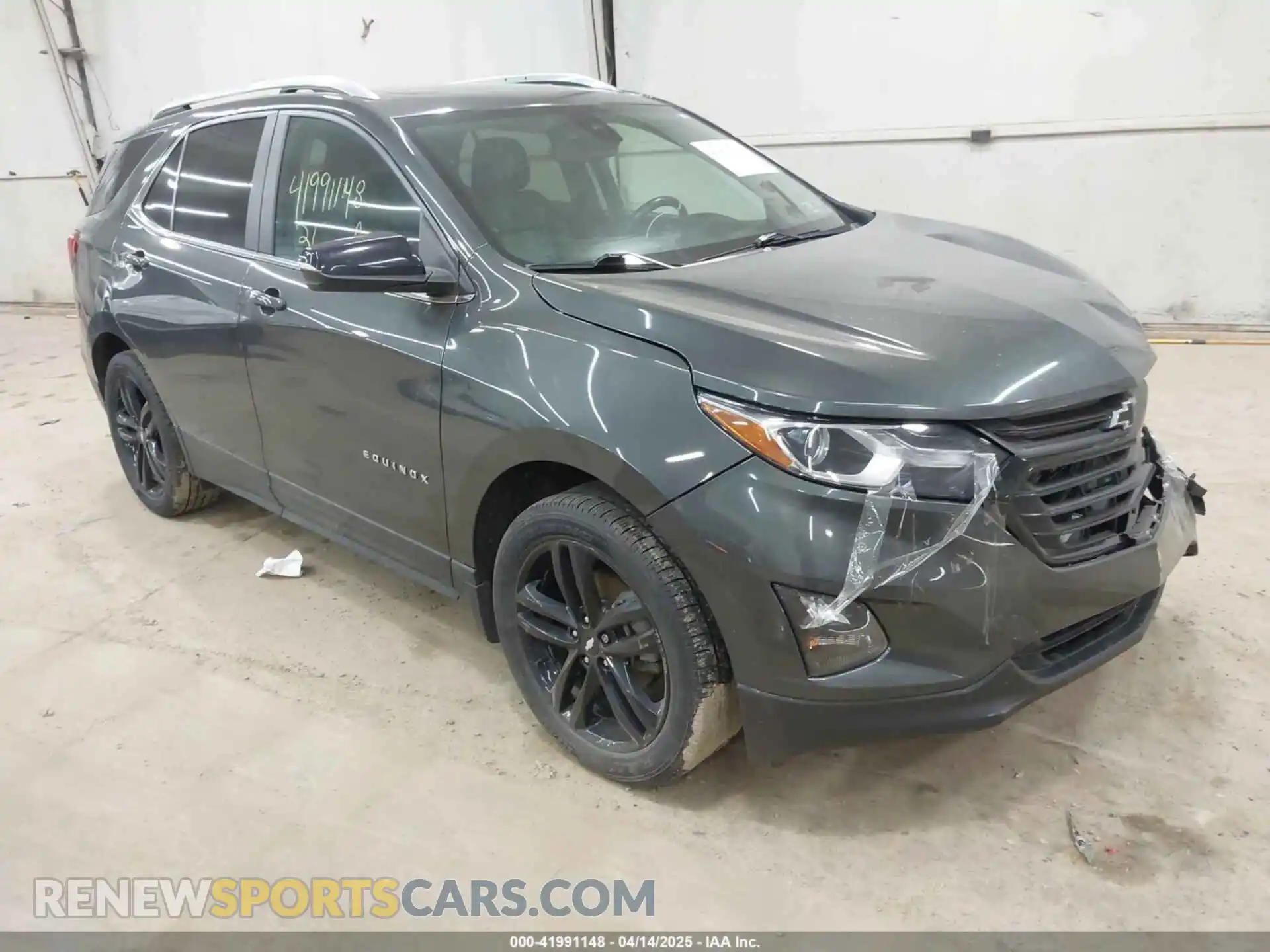 1 Photograph of a damaged car 3GNAXUEV2ML375190 CHEVROLET EQUINOX 2021