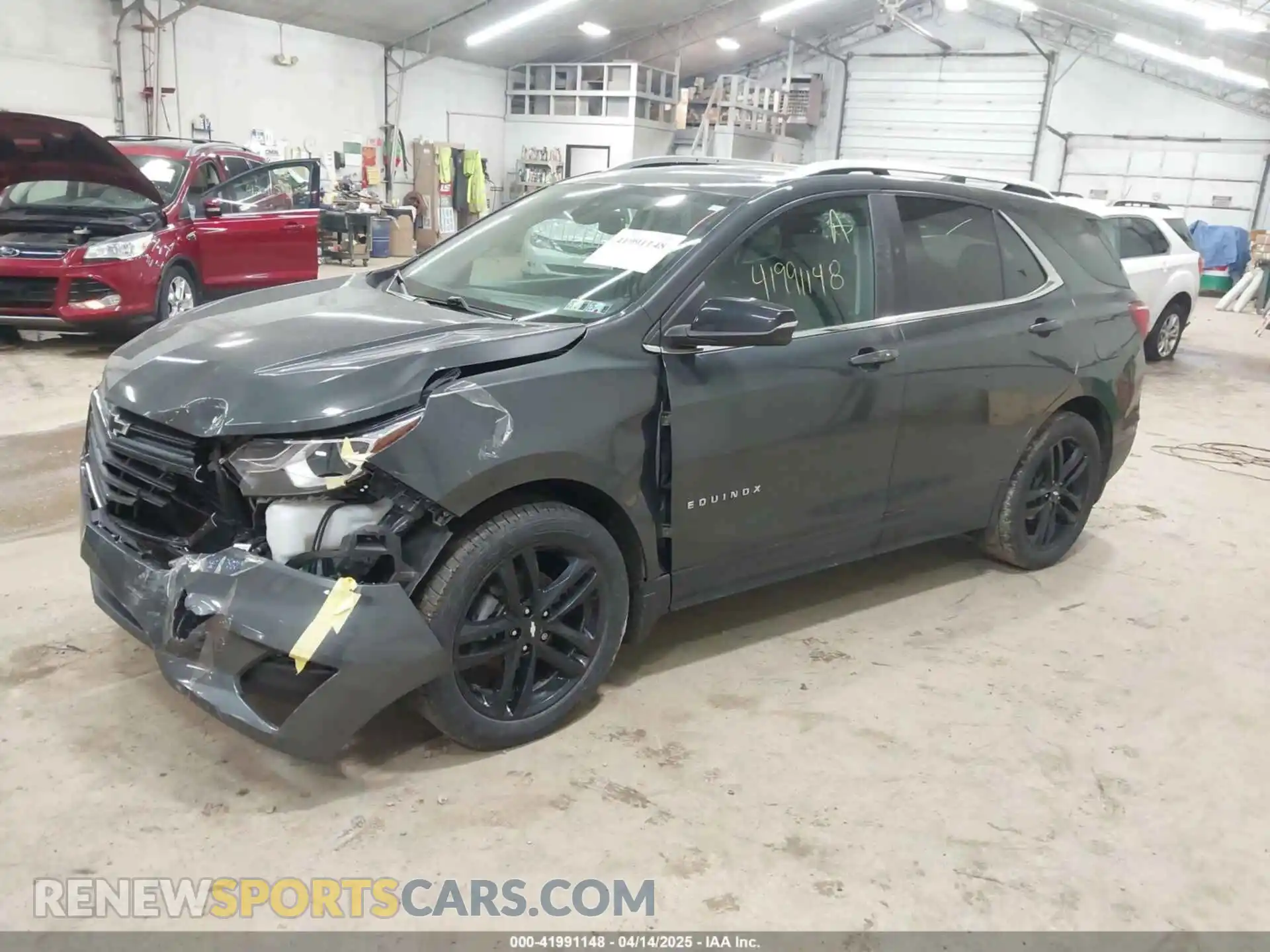2 Photograph of a damaged car 3GNAXUEV2ML375190 CHEVROLET EQUINOX 2021