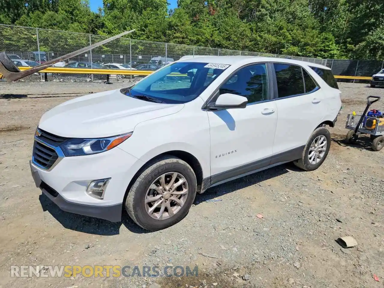 1 Photograph of a damaged car 3GNAXUEV2MS103678 CHEVROLET EQUINOX 2021