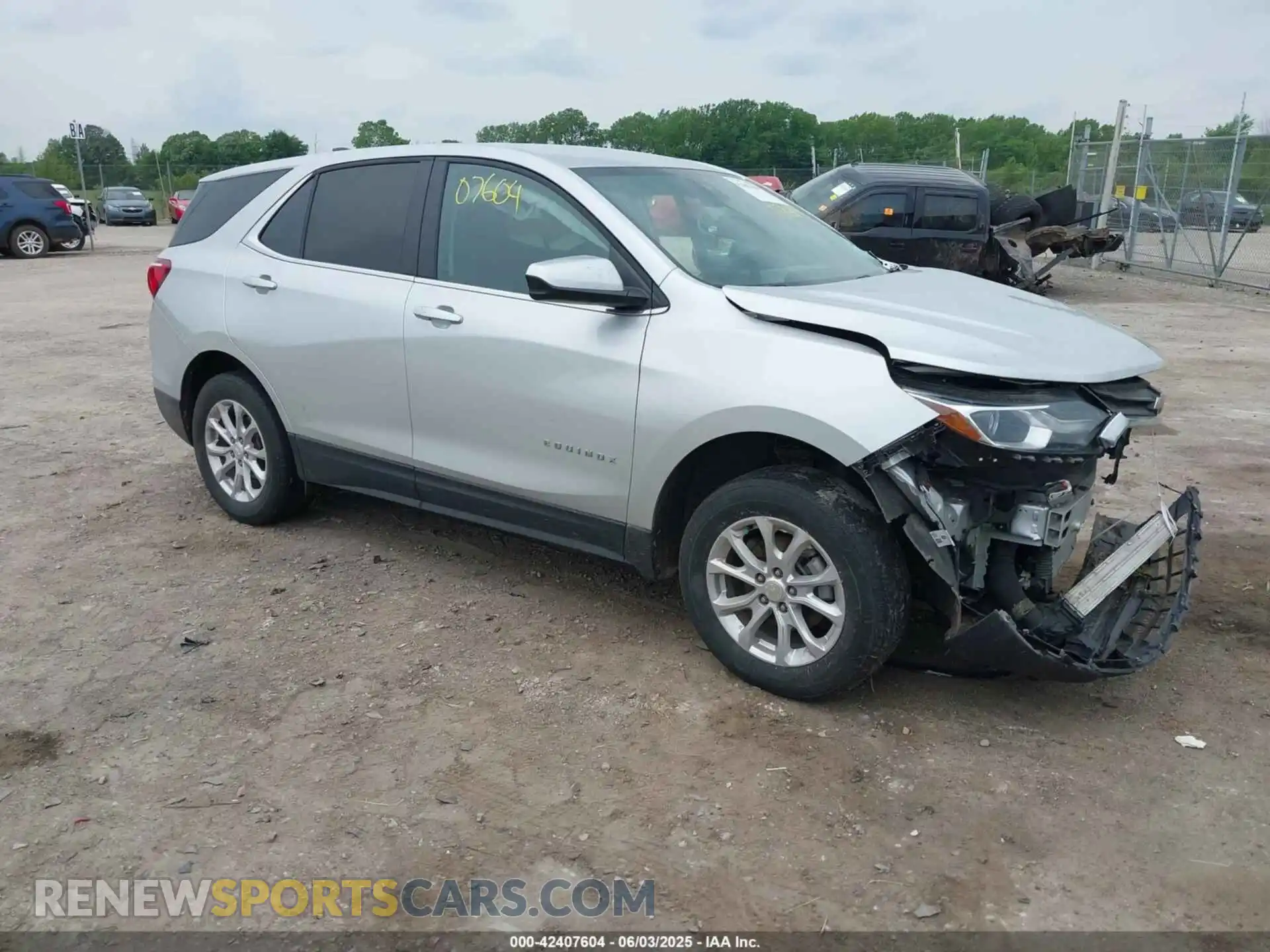 1 Photograph of a damaged car 3GNAXUEV2MS105401 CHEVROLET EQUINOX 2021