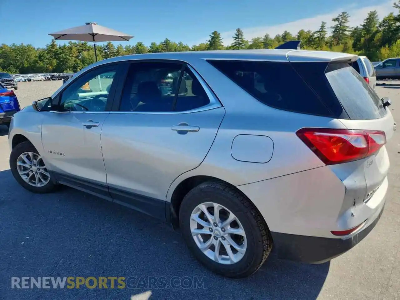2 Photograph of a damaged car 3GNAXUEV2MS128970 CHEVROLET EQUINOX 2021