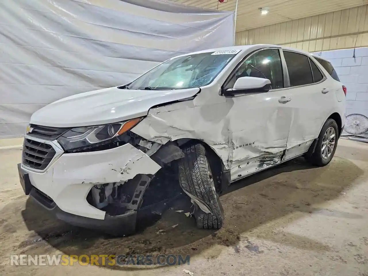 1 Фотография поврежденного автомобиля 3GNAXUEV2MS131352 CHEVROLET EQUINOX 2021