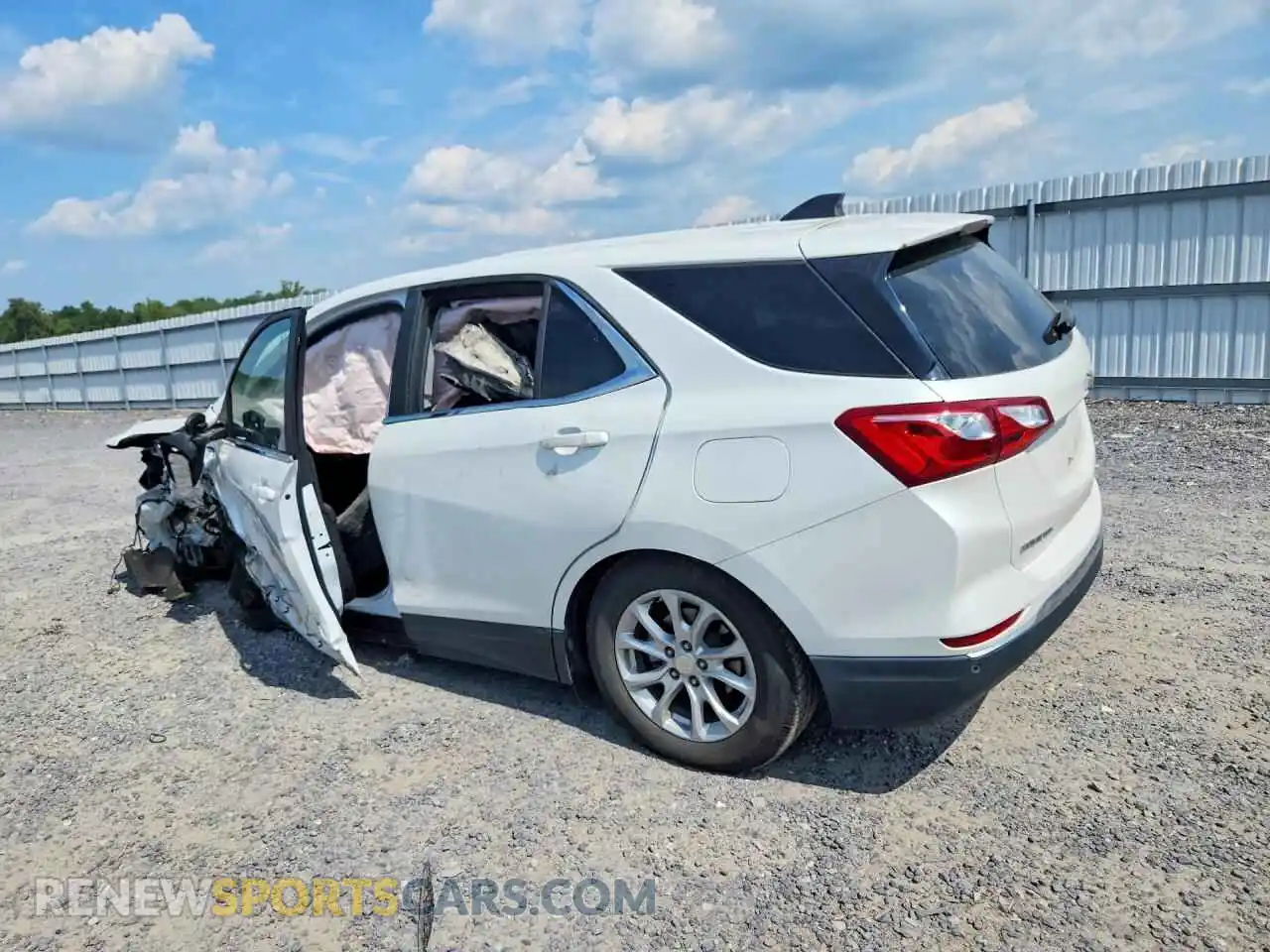 2 Photograph of a damaged car 3GNAXUEV2MS134896 CHEVROLET EQUINOX 2021