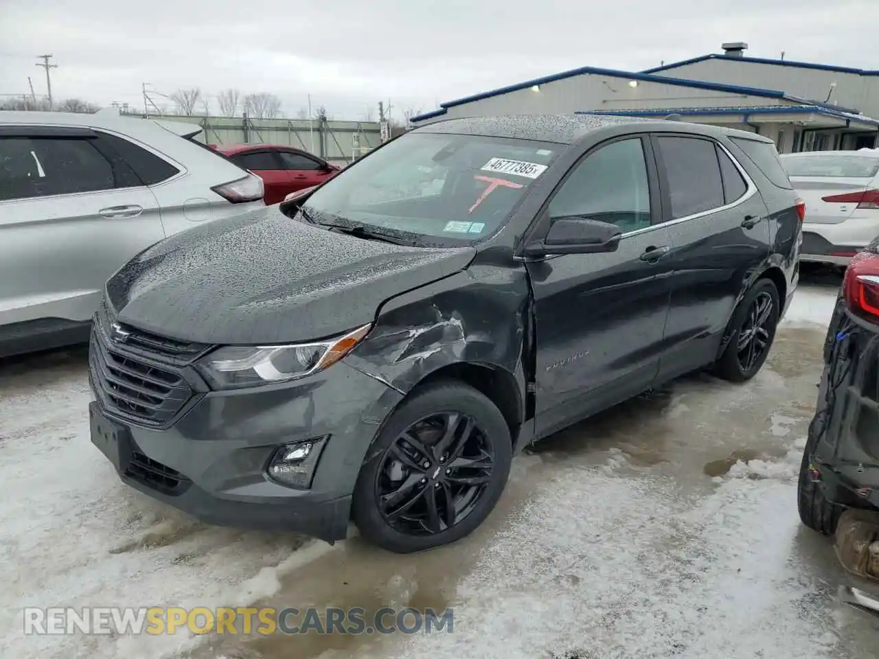 1 Photograph of a damaged car 3GNAXUEV3ML303253 CHEVROLET EQUINOX 2021