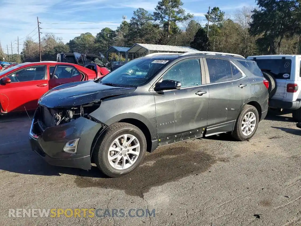 1 Photograph of a damaged car 3GNAXUEV3ML356728 CHEVROLET EQUINOX 2021