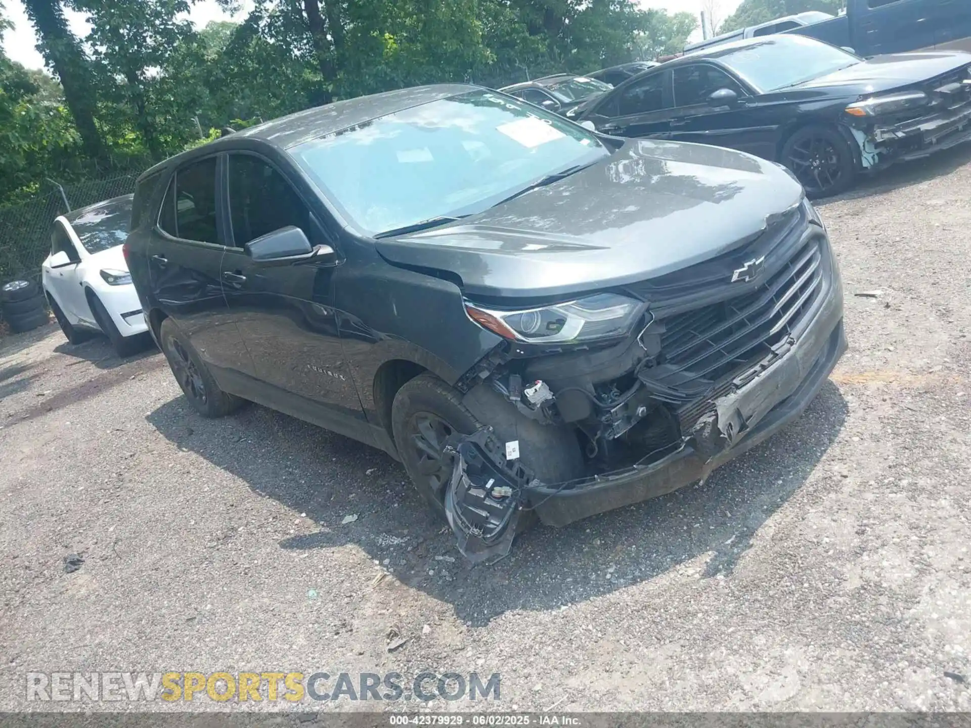 1 Photograph of a damaged car 3GNAXUEV3ML385940 CHEVROLET EQUINOX 2021