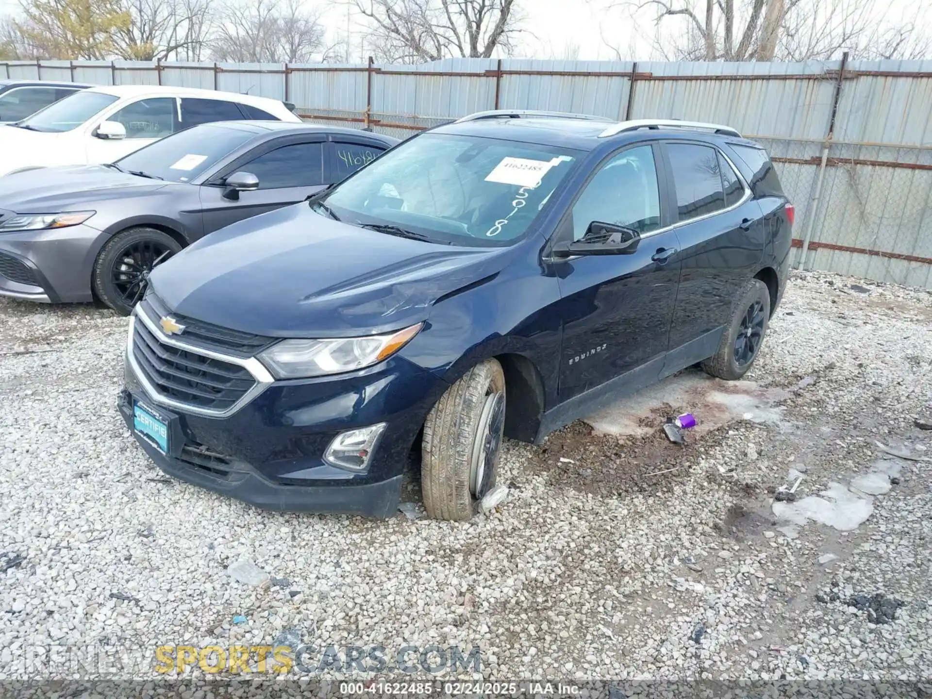 2 Photograph of a damaged car 3GNAXUEV3MS105018 CHEVROLET EQUINOX 2021