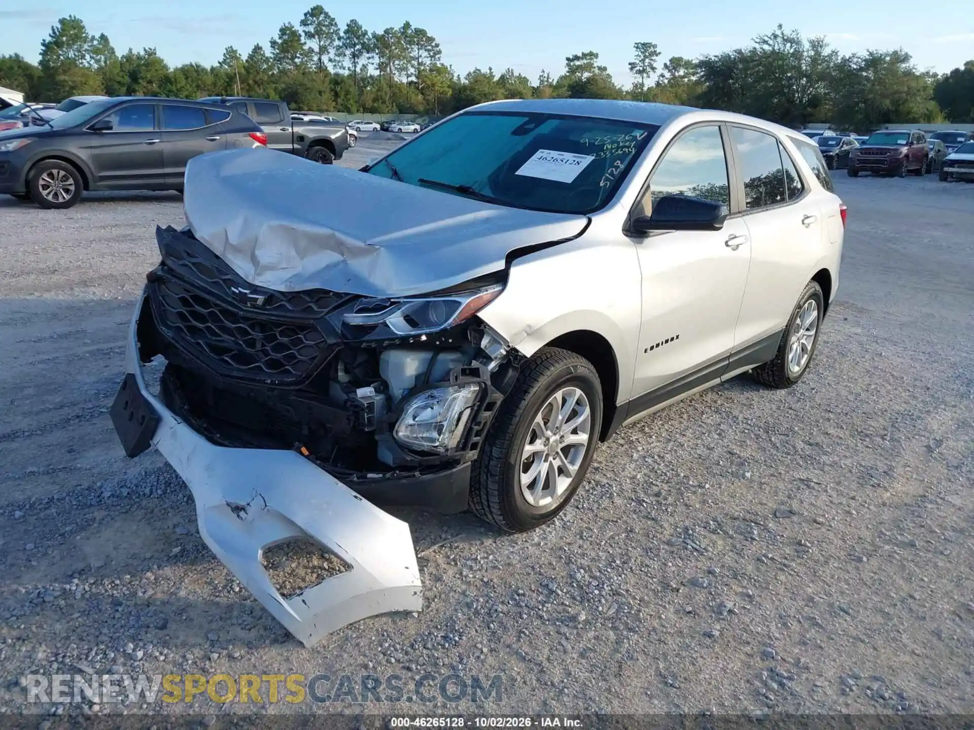 2 Photograph of a damaged car 3GNAXUEV3MS167518 CHEVROLET EQUINOX 2021