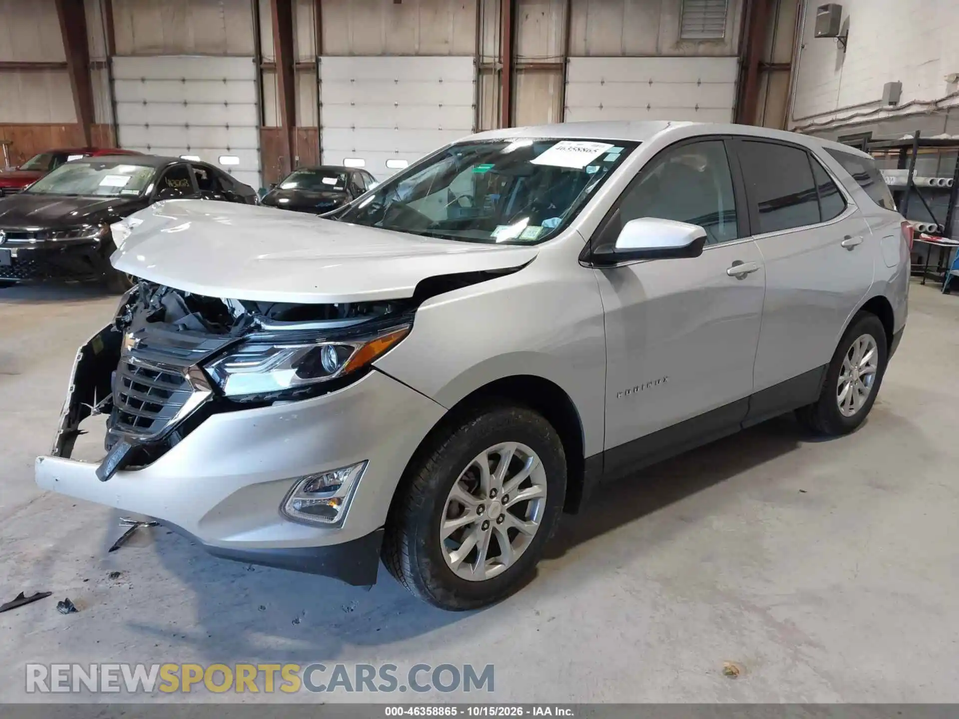 2 fotografías del automóvil dañado 3GNAXUEV3MS183007 CHEVROLET EQUINOX 2021