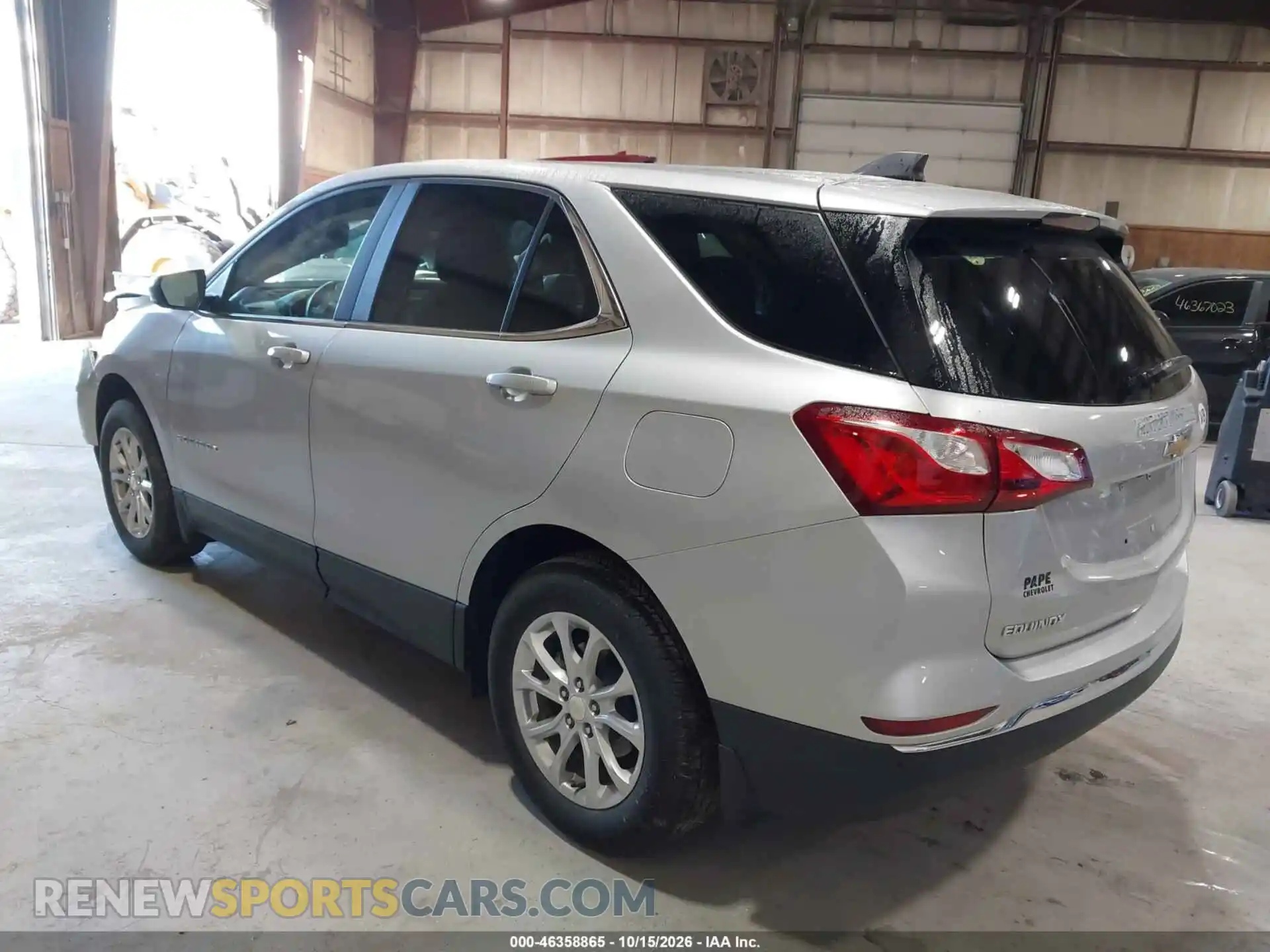 3 fotografías del automóvil dañado 3GNAXUEV3MS183007 CHEVROLET EQUINOX 2021